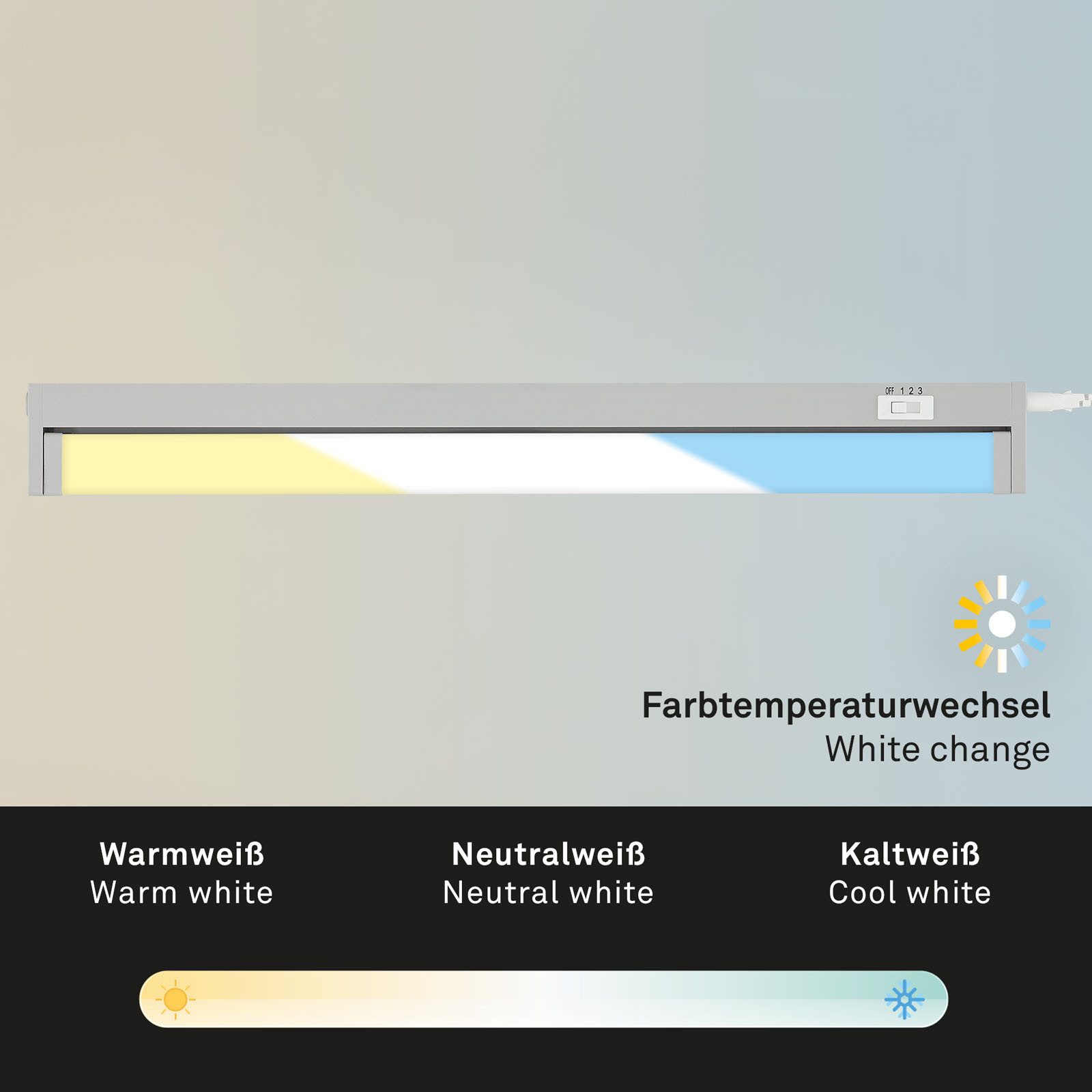 Briloner Leuchten LED Unterbauleuchte PONO – Bild 4 von 5