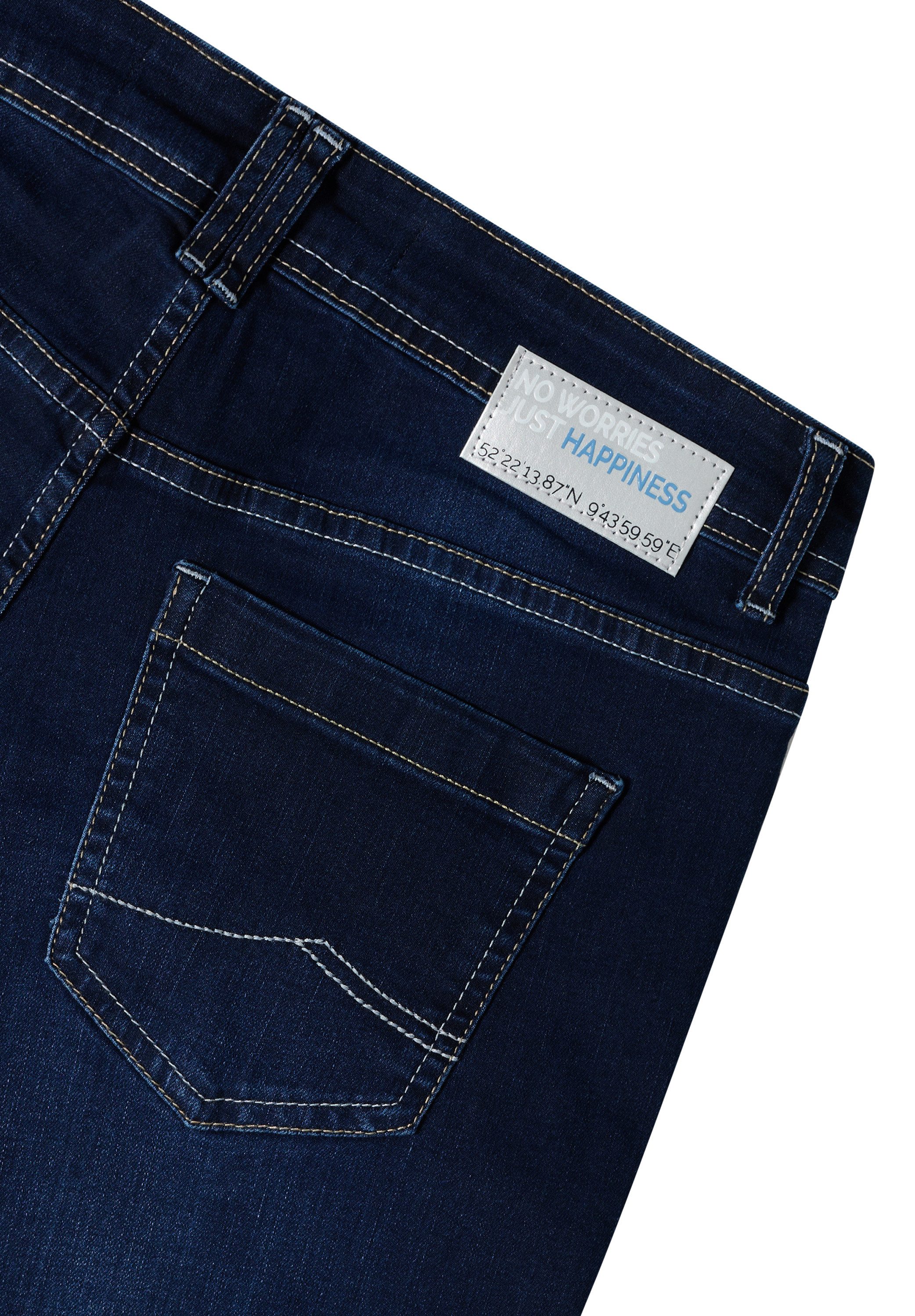 CECIL Loose-fit-Jeans aus Baumwolle mit Stretchanteil