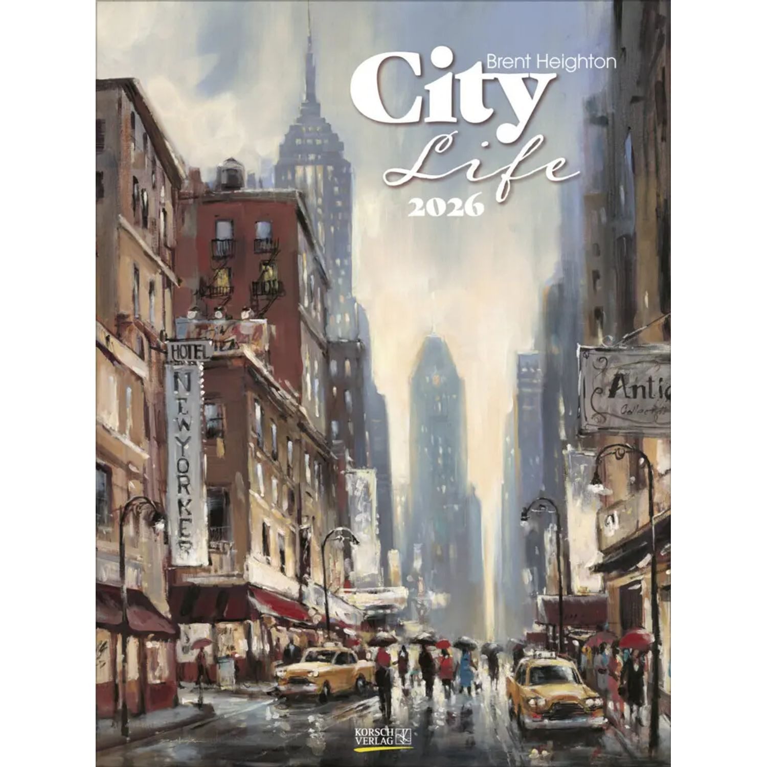 Korsch Verlag Wandkalender City Life 2026
