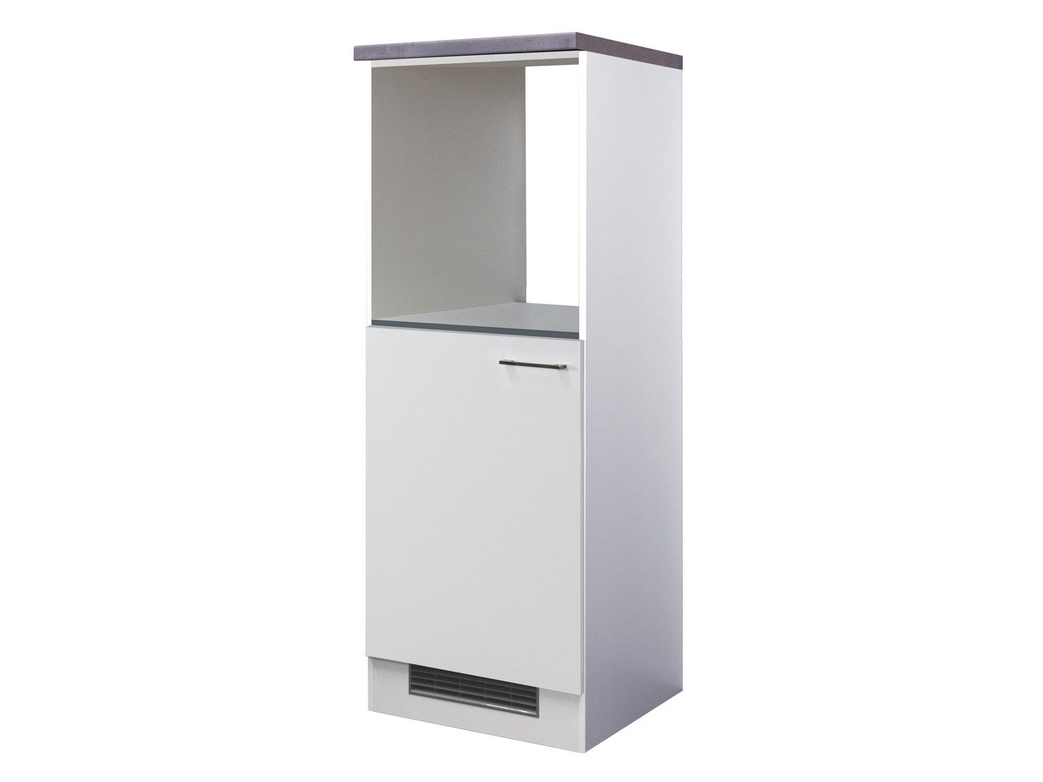 Flex-Well Backofen/Kühlumbauschrank Demi Geräteumbauschrank Küche - 60 cm breit - Weiß – Nawa