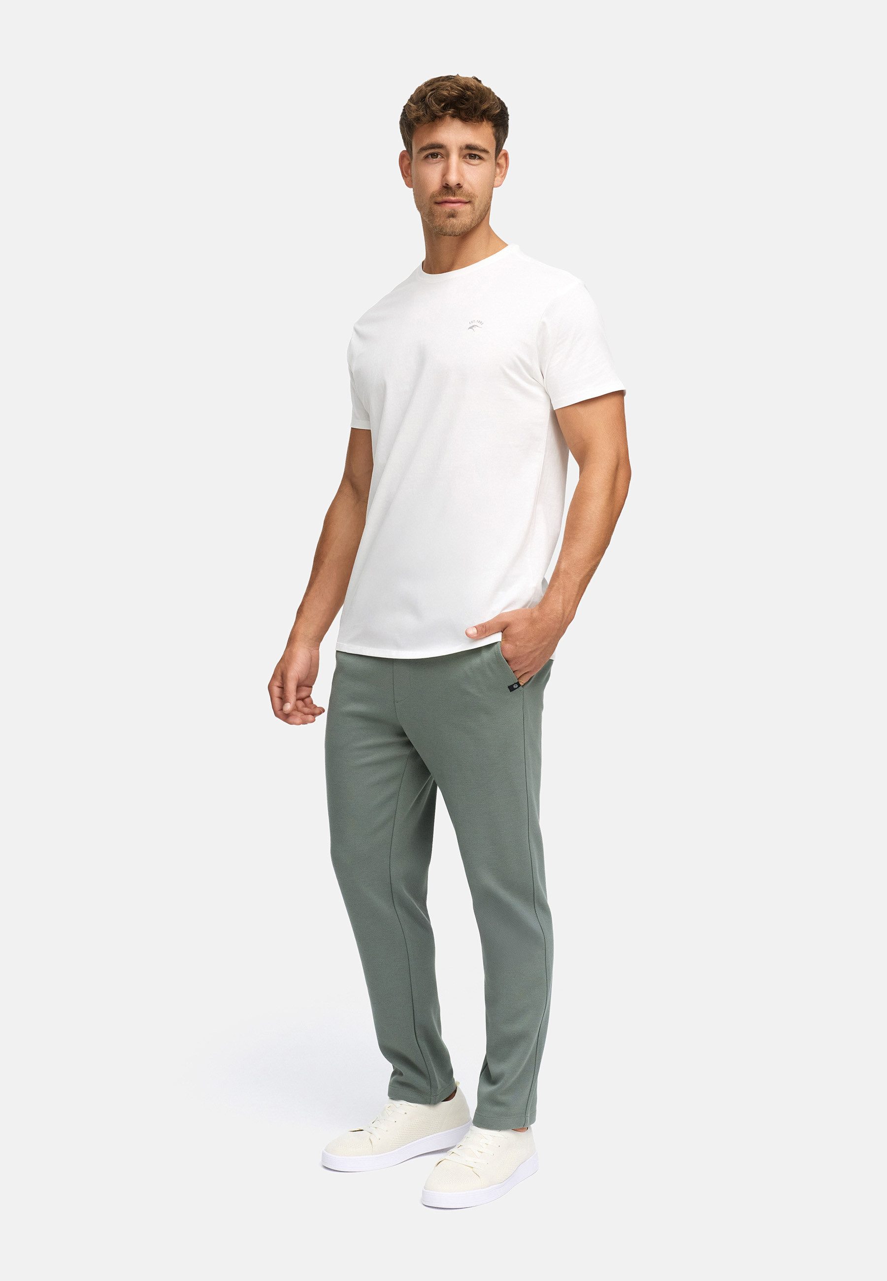 Indicode Chinohose Herren INCowell Chino Hose Herrenhose aus elastischem Material