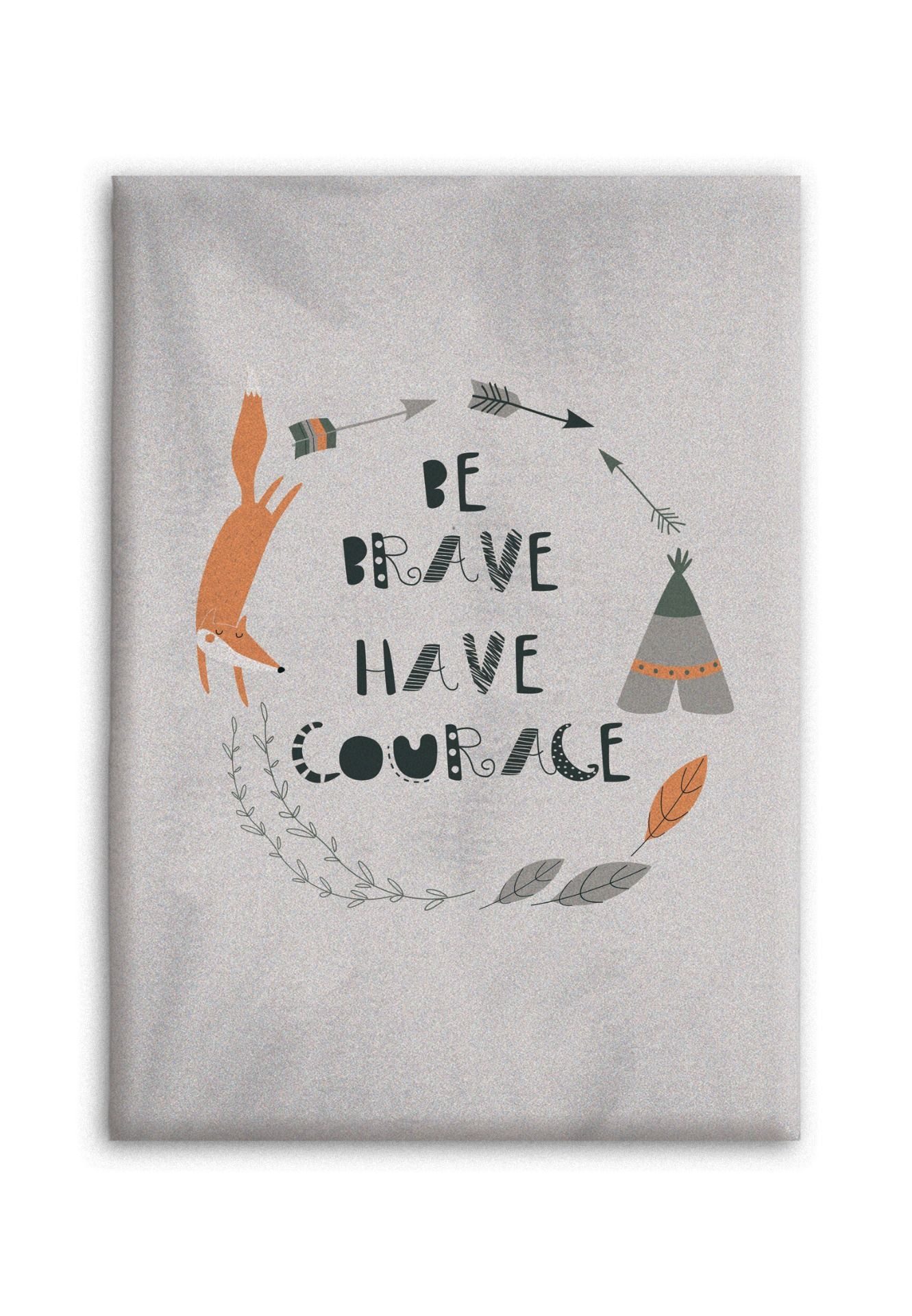 Wohndecke Be Brave aus Fleece für Wärme und Komfort 155 × 200 cm, Textiel Trade B.V.