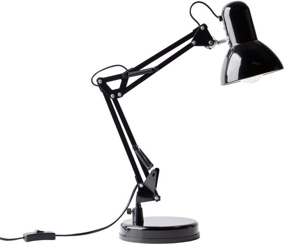 Brilliant Schreibtischlampe Brilliant Tischleuchte Henry 50 x 15,5 cm E27, Ohne  Leuchtmittel, Nicht dimmbar nicht Smart Home-fähig ohne Bewegungsmelder