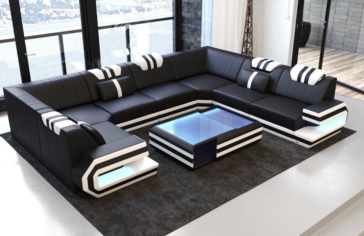 Sofa Dreams Wohnlandschaft Sofa Ledercouch Leder günstig online kaufen
