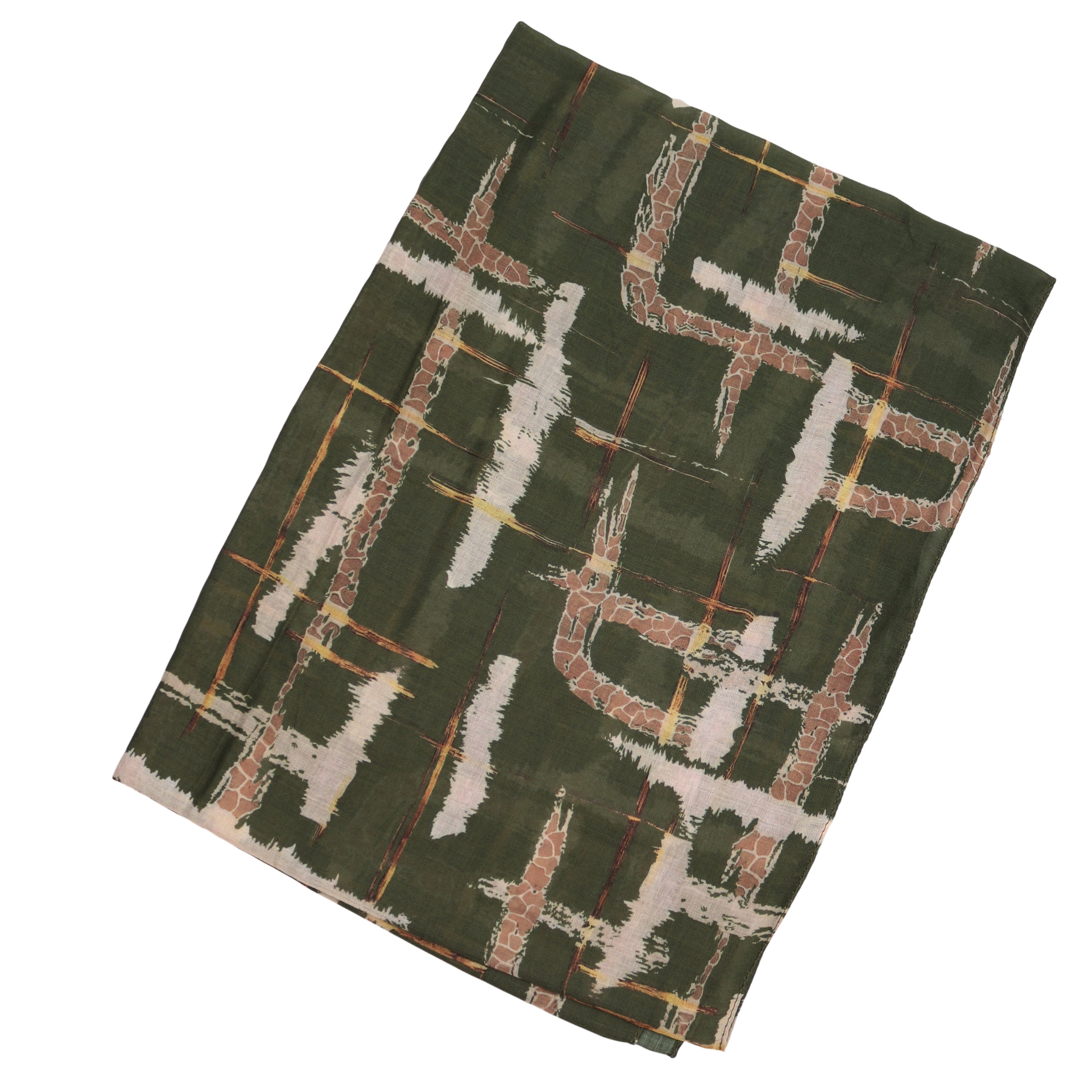MIRROSI Loop Damen Schal Weich aus 100% Viskose Groß, Schlauchschal, Abstraktmuster, (ca.60x80cm, zweimal um den Hals wickelbar), Damen Halstuch Stola ideal für – Bild 3 von 4
