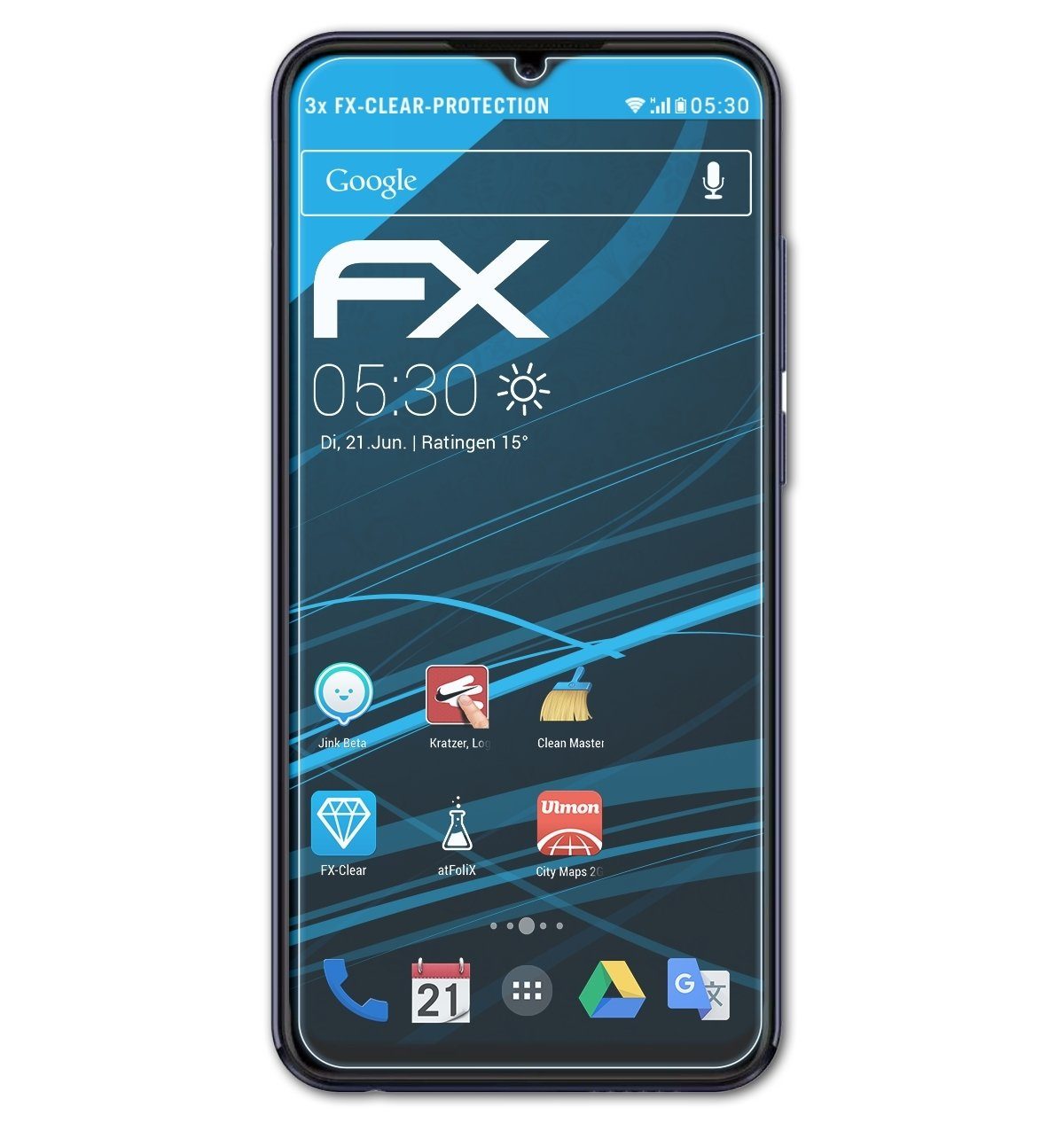Schutzfolie Displayschutz für Lava Z93