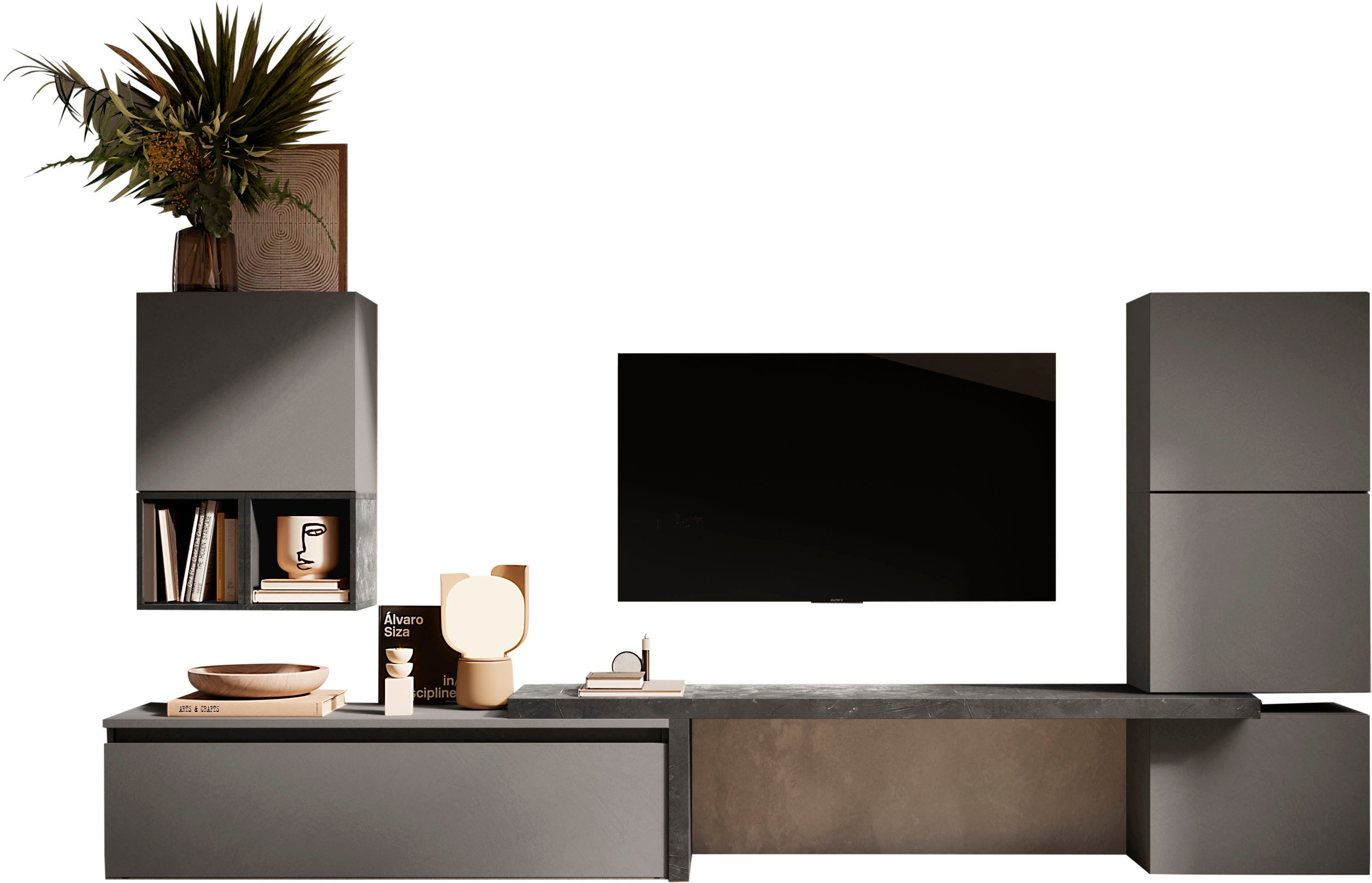 INOSIGN Wohnwand Infinity, 7tlg. Breite 290 cm, Höhe variabel, Schrankwand, günstig online kaufen