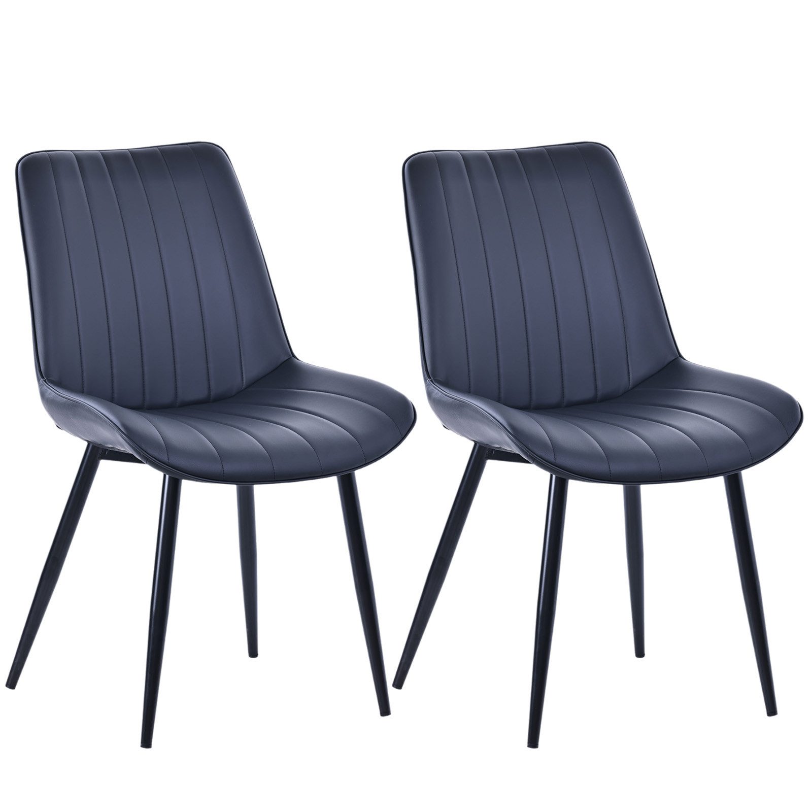 HOMAVO Esszimmerstuhl YZ1 STUHL-SET 2 Stück in Stoff oder Kunstleder – mode günstig online kaufen