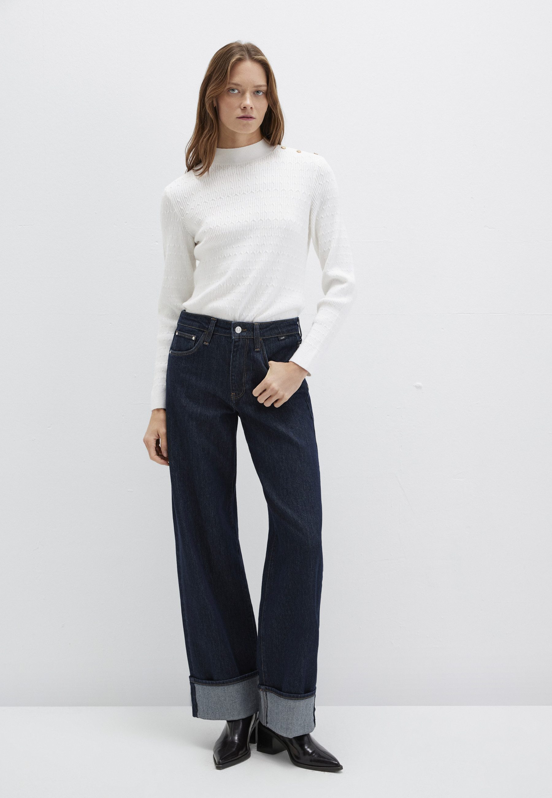 Mavi Strickpullover HIGH COLLAR SWEATER Pullover günstig online kaufen