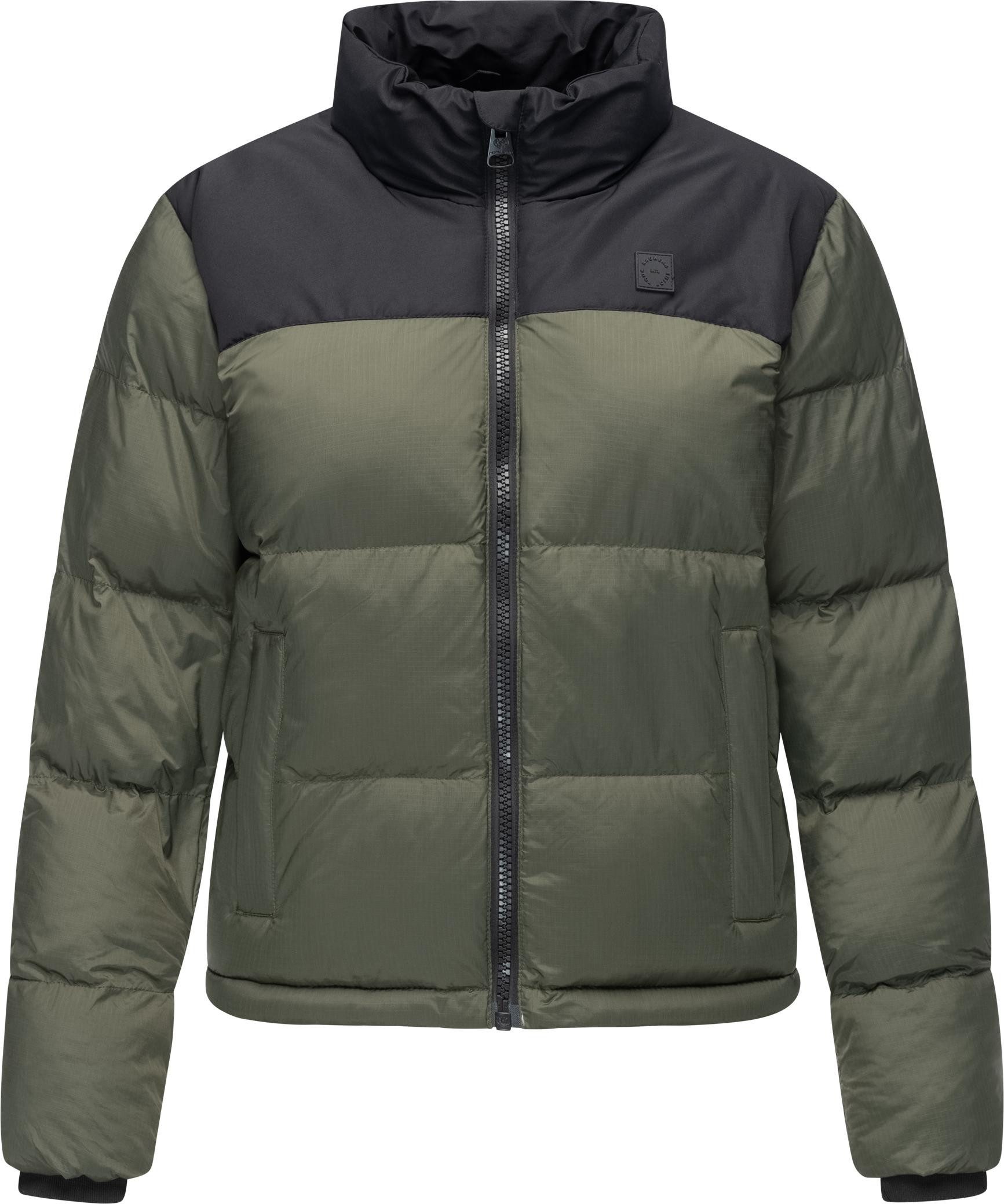 Ragwear Steppjacke Serah stylische Damen Winterjacke im Colourblocking-Design – Bild 4 von 5