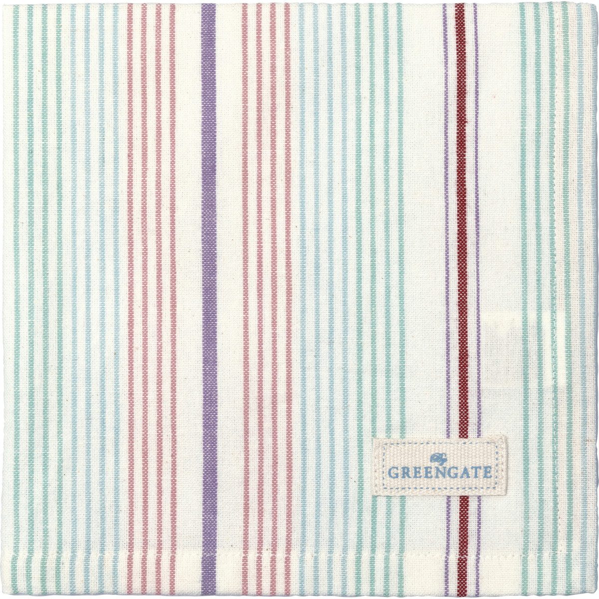 Greengate Stoffserviette Divia Stoffserviette white 40x40cm