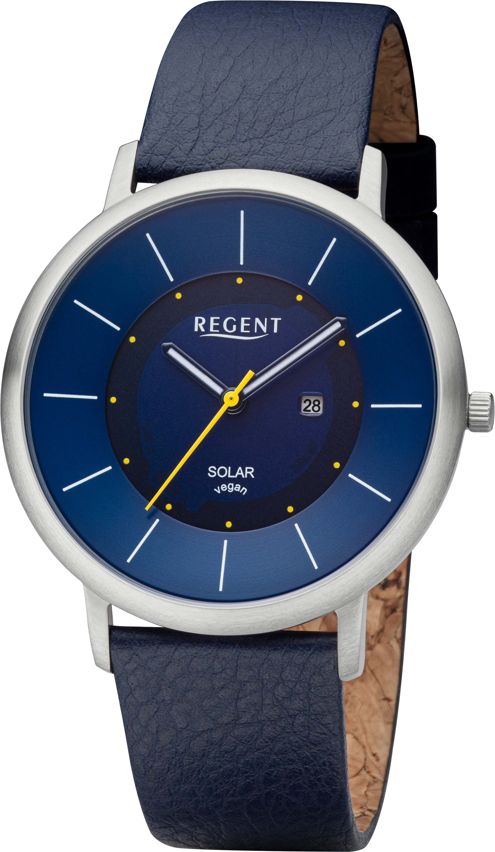 Regent Solaruhr BA-721 - 30038SS/390BL blau