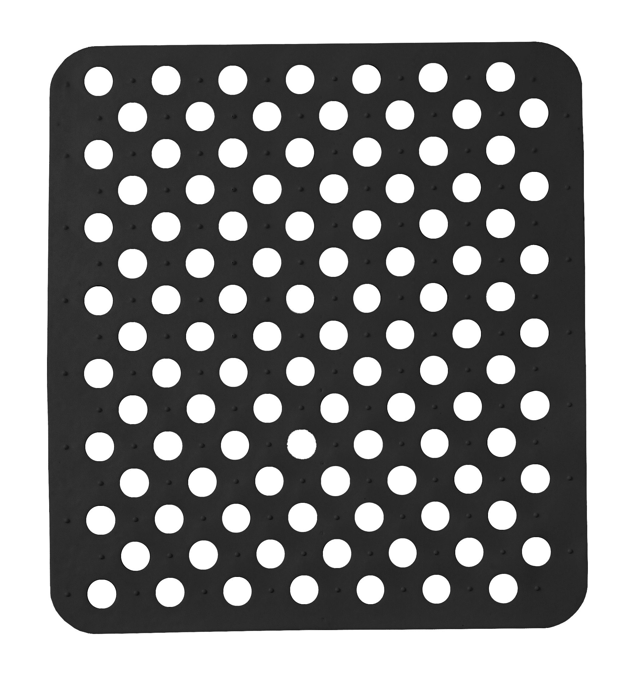 KINVARA Abtropfmatte SPÜLBECKEN EINLAGE 31x28cm eckig Spülbeckenmatte Matte 55 (Schwarz), Spülbeckeneinlage Abtropfmatte Spülmatte