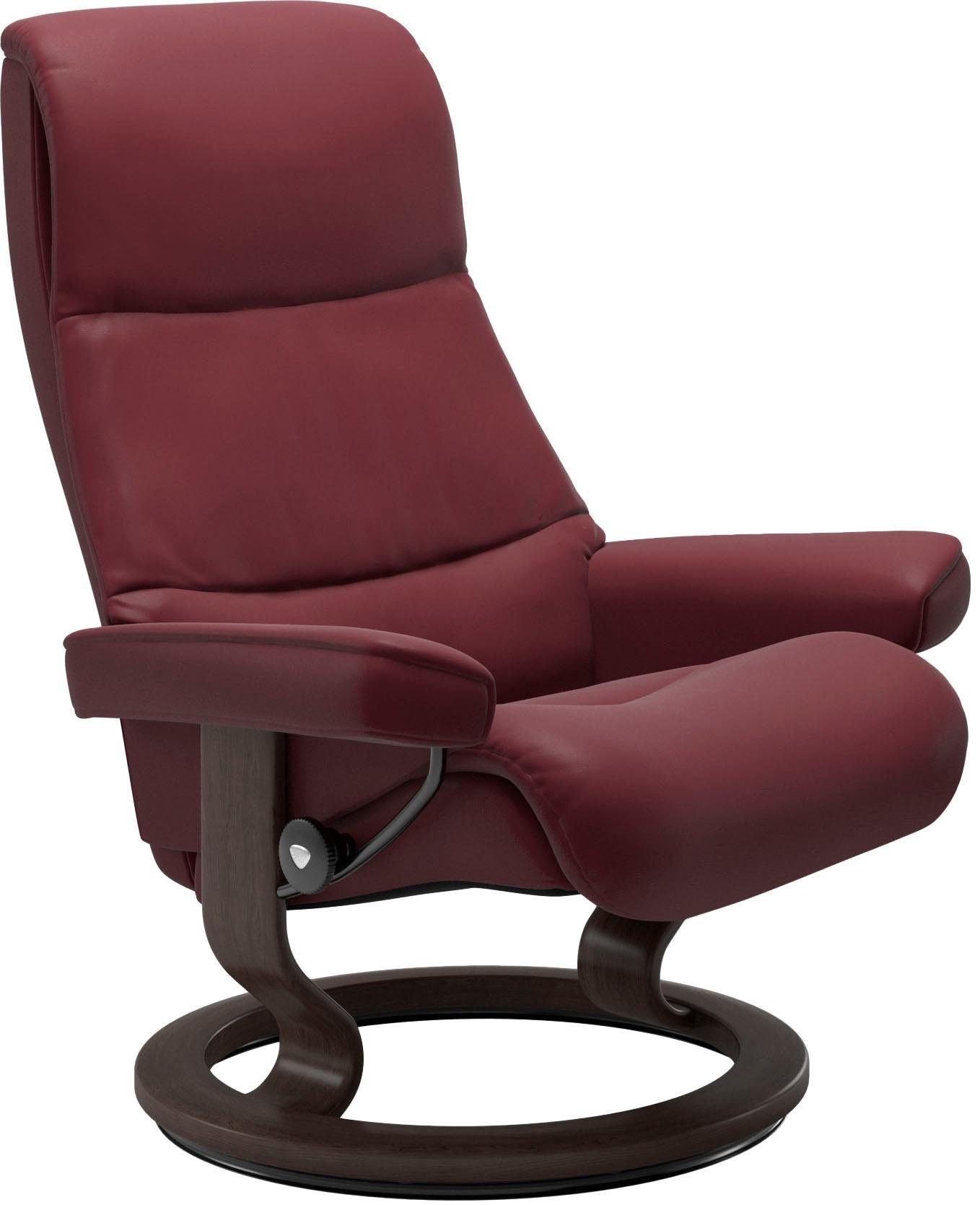 Classic L,Gestell View mit Relaxsessel (Set, Base, mit Hocker), Wenge Relaxsessel Größe Stressless®