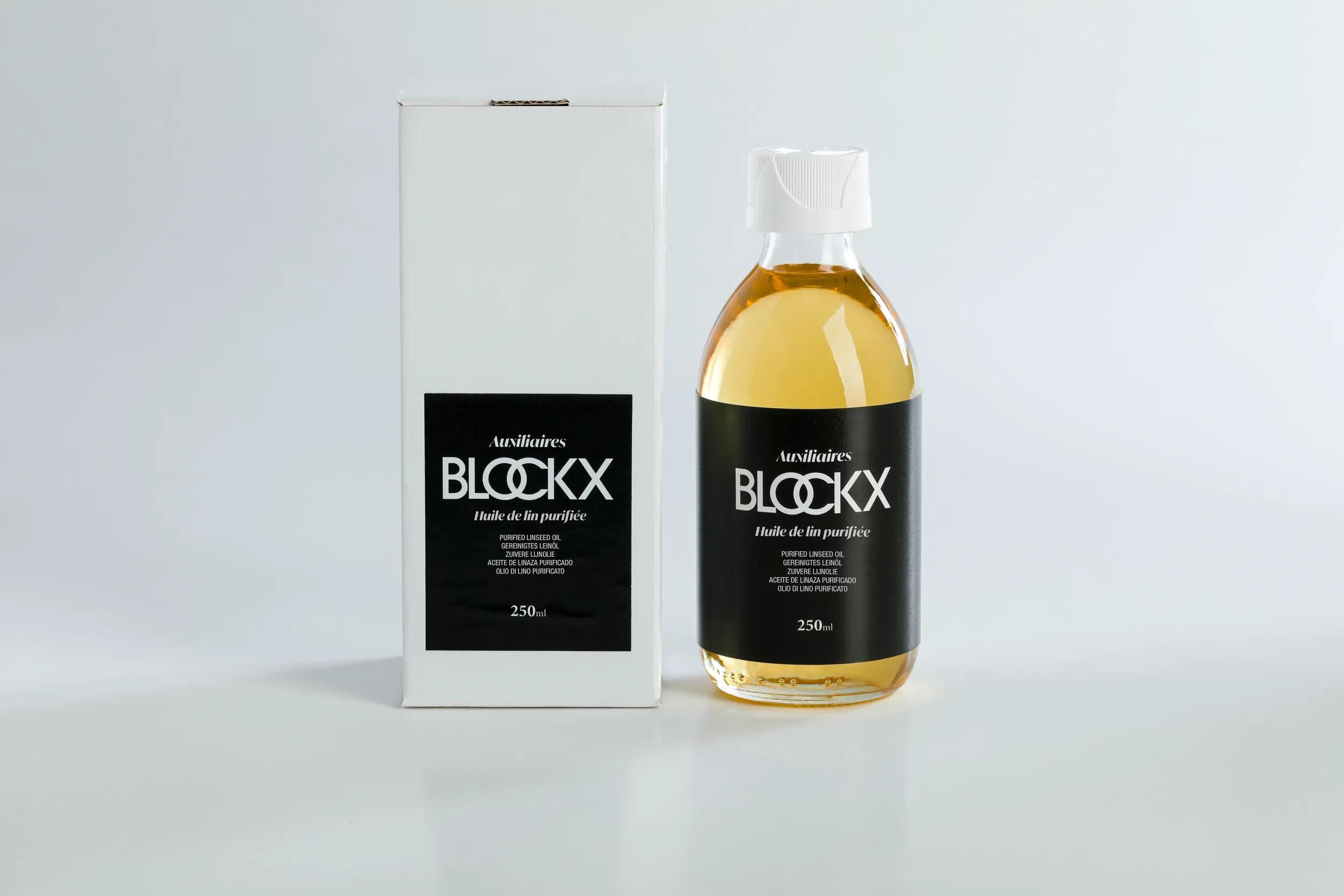 BlockX Zeichenpapier Gereinigtes Leinöl 250ml Glasflasche 30617BXC