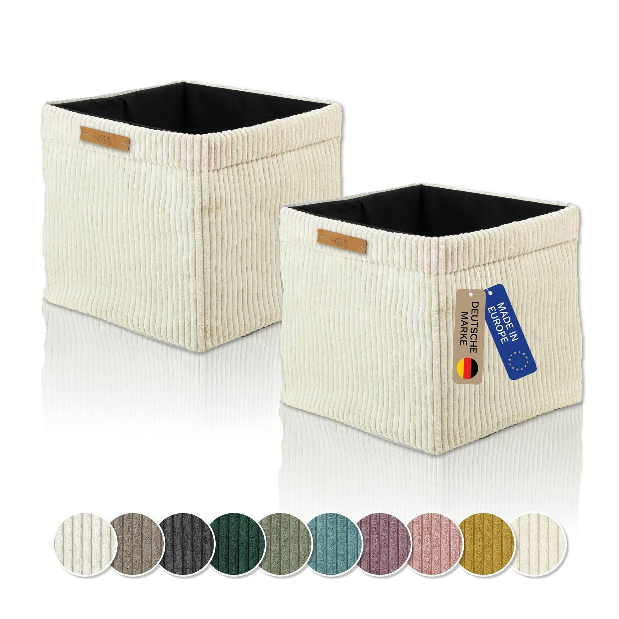Lycce Regalkorb Lycce Kallax Boxen Cord, faltbare Aufbewahrungsboxen 33x33x günstig online kaufen
