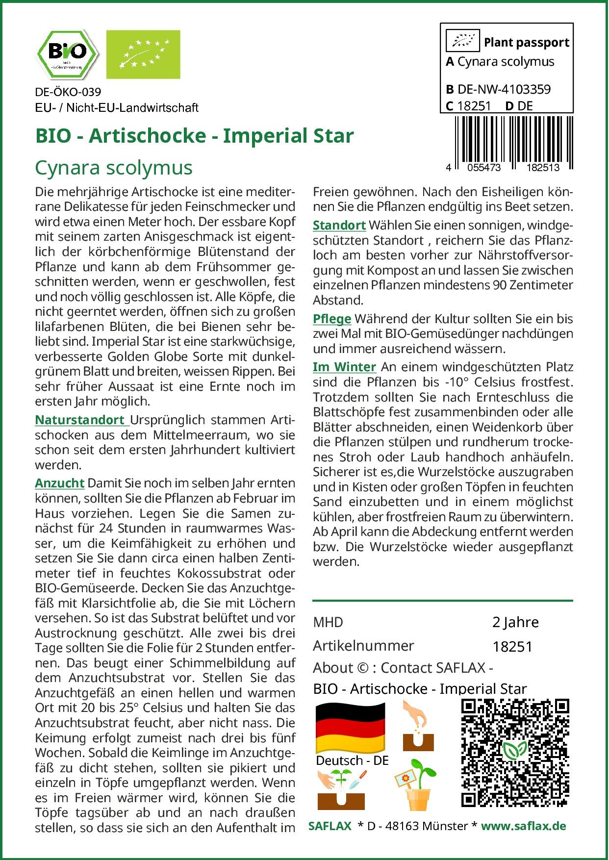 SAFLAX Gemüsesamen SAFLAX - Samen - günstig online kaufen