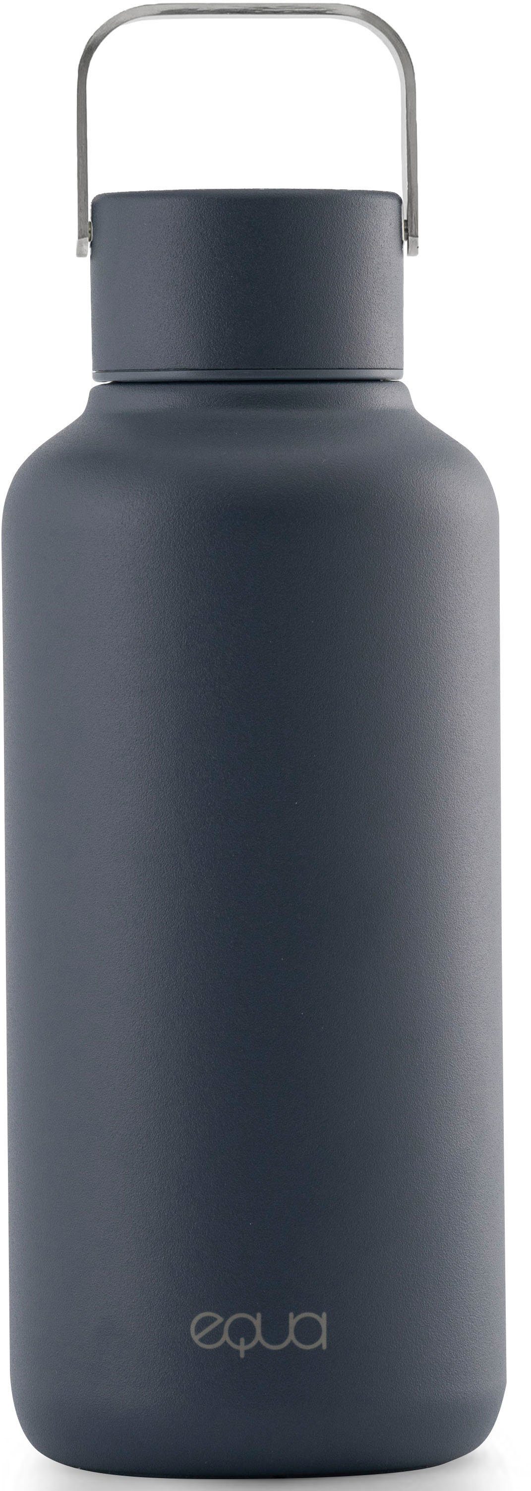 equa Trinkflasche Timeless Navy, Edelstahl, 1000 ml