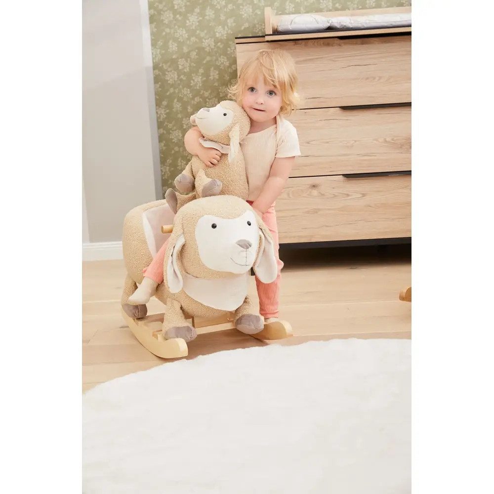 Sterntaler® Schaukelpferd Sterntaler Schaukeltier Schaf Flocke, beige – Bild 3 von 5