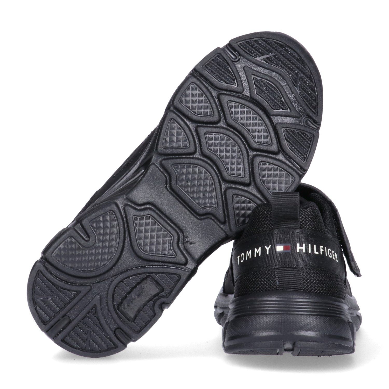 Tommy Hilfiger Sneaker Freizeitschuh, Halbschuh, Slipper mit elastischen Schnürsenkeln