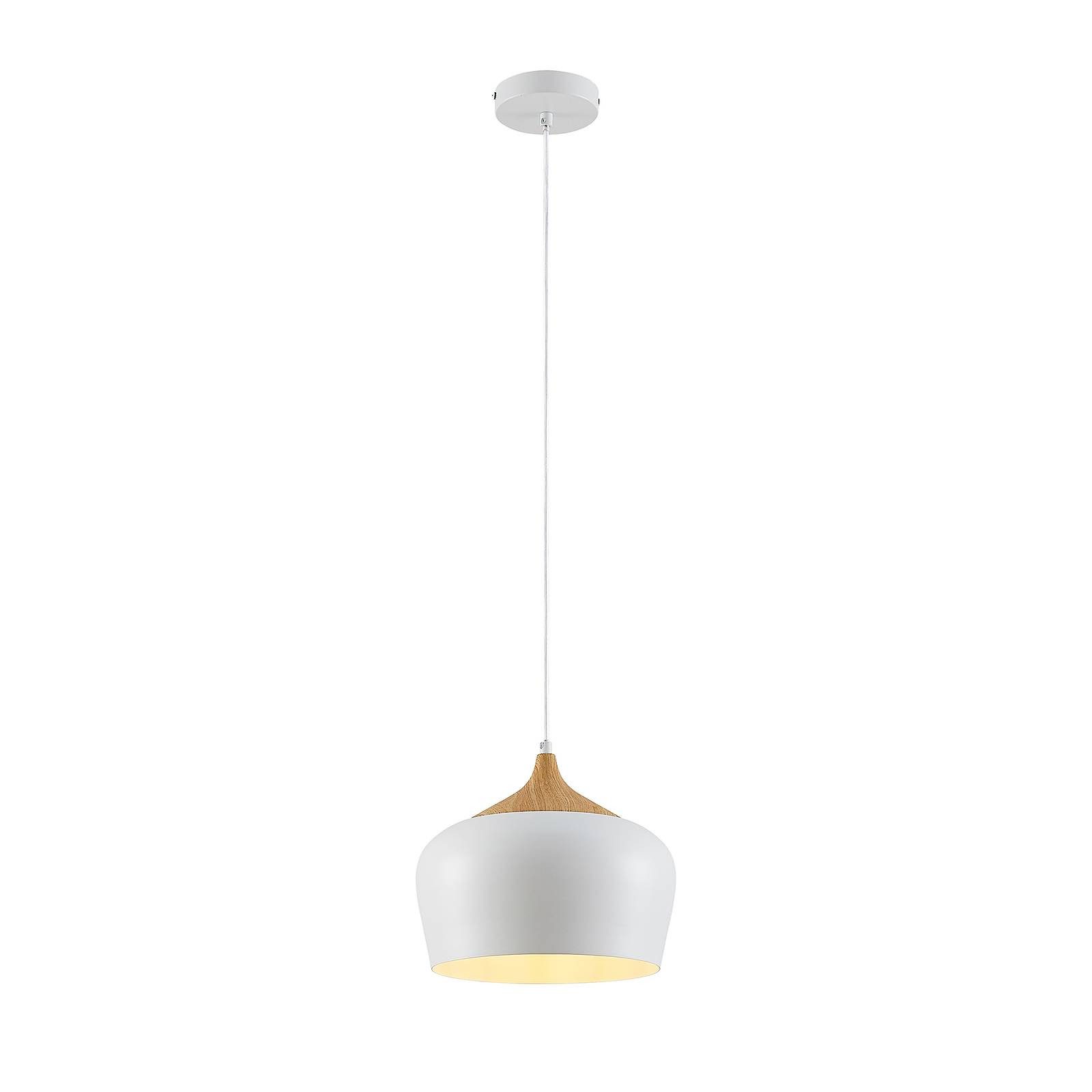 Lindby Hängeleuchte Vilsera, Metall, Weiß IP20, 1 x 60 W
