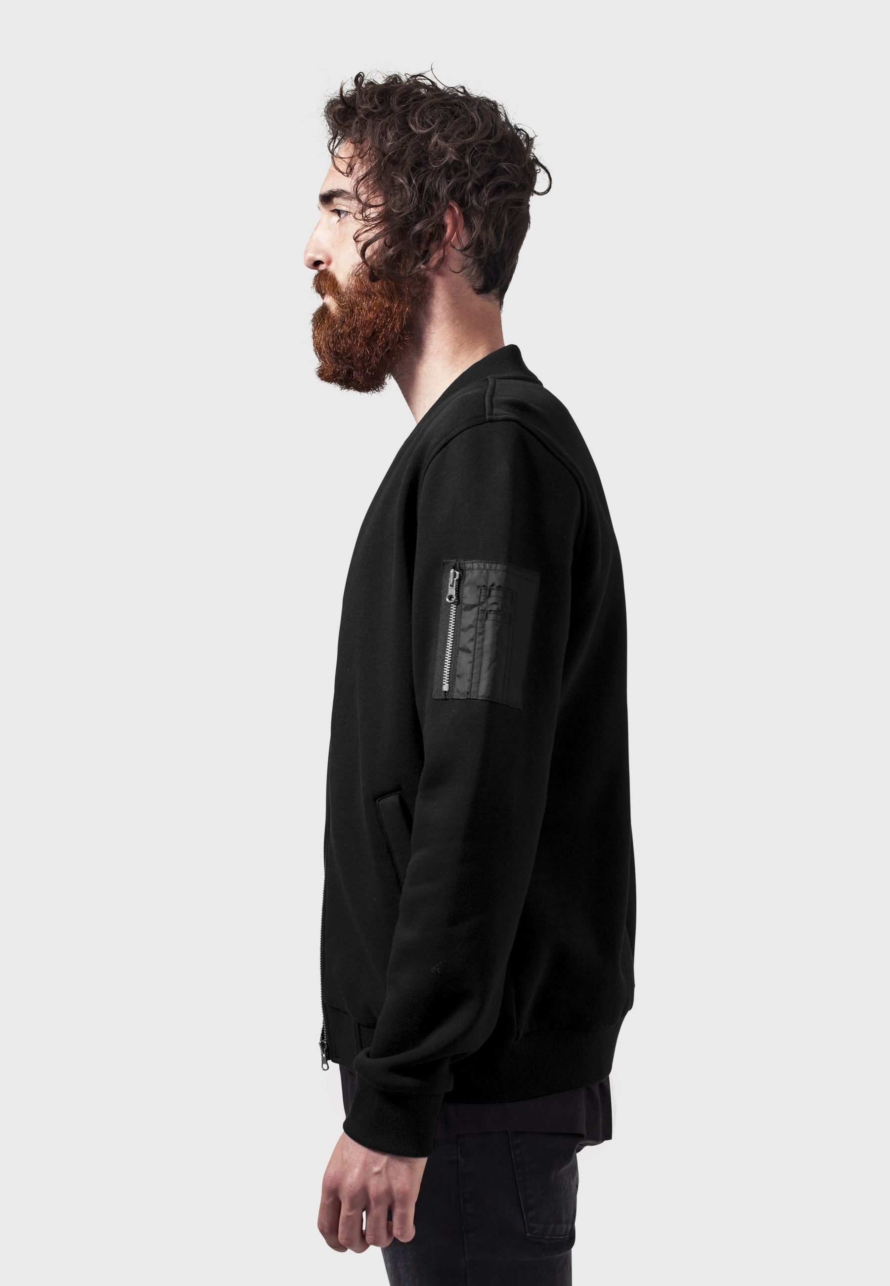 URBAN CLASSICS Anorak Urban Classics Herren Sweat Bomber Jacket (1-St)
