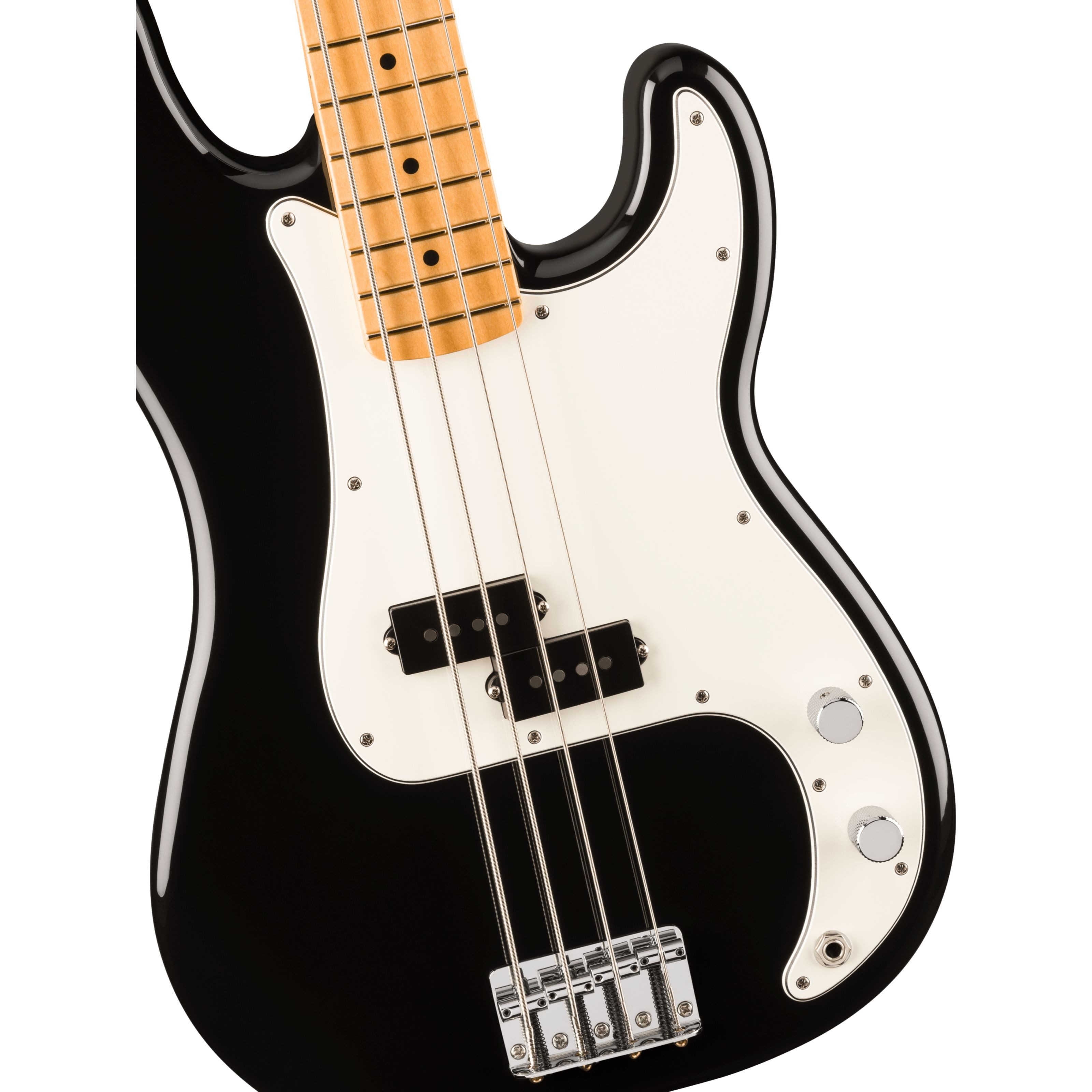 Fender E-Bass, E-Bässe, 4-Saiter E-Bässe, Player II Precision Bass MN Black - E-Bass