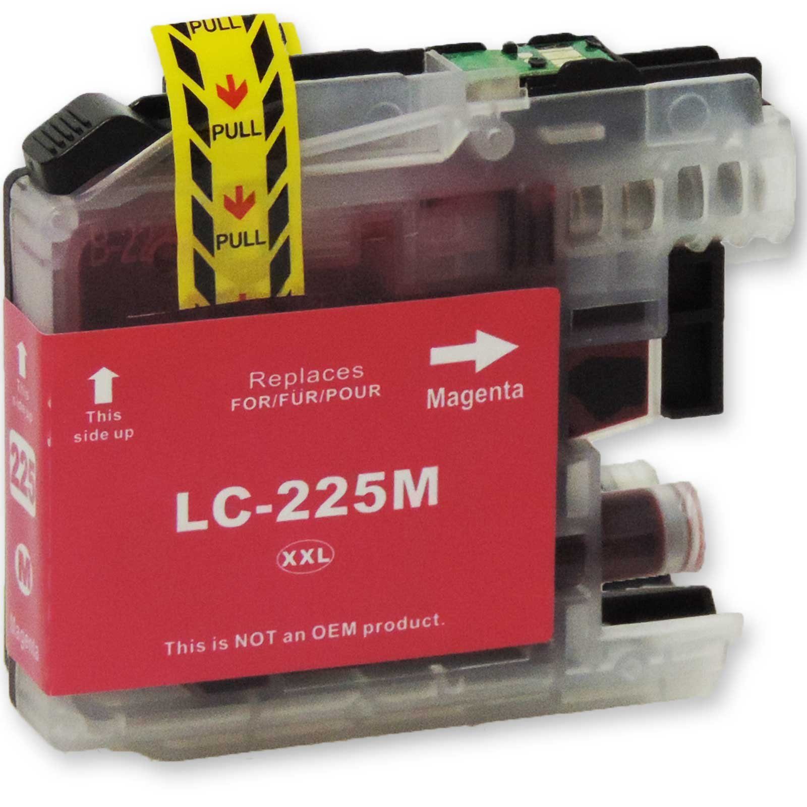 Magenta Tintenpatrone LC-225 XXL Brother D&C Kompatibel