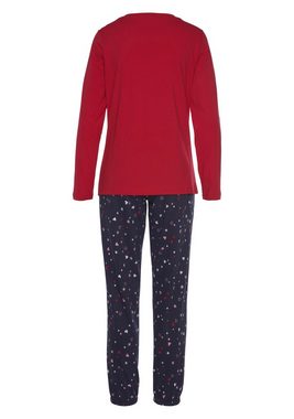 Vivance Dreams Pyjama (2 tlg) mit niedlichem Herzen-Sterne-Druck