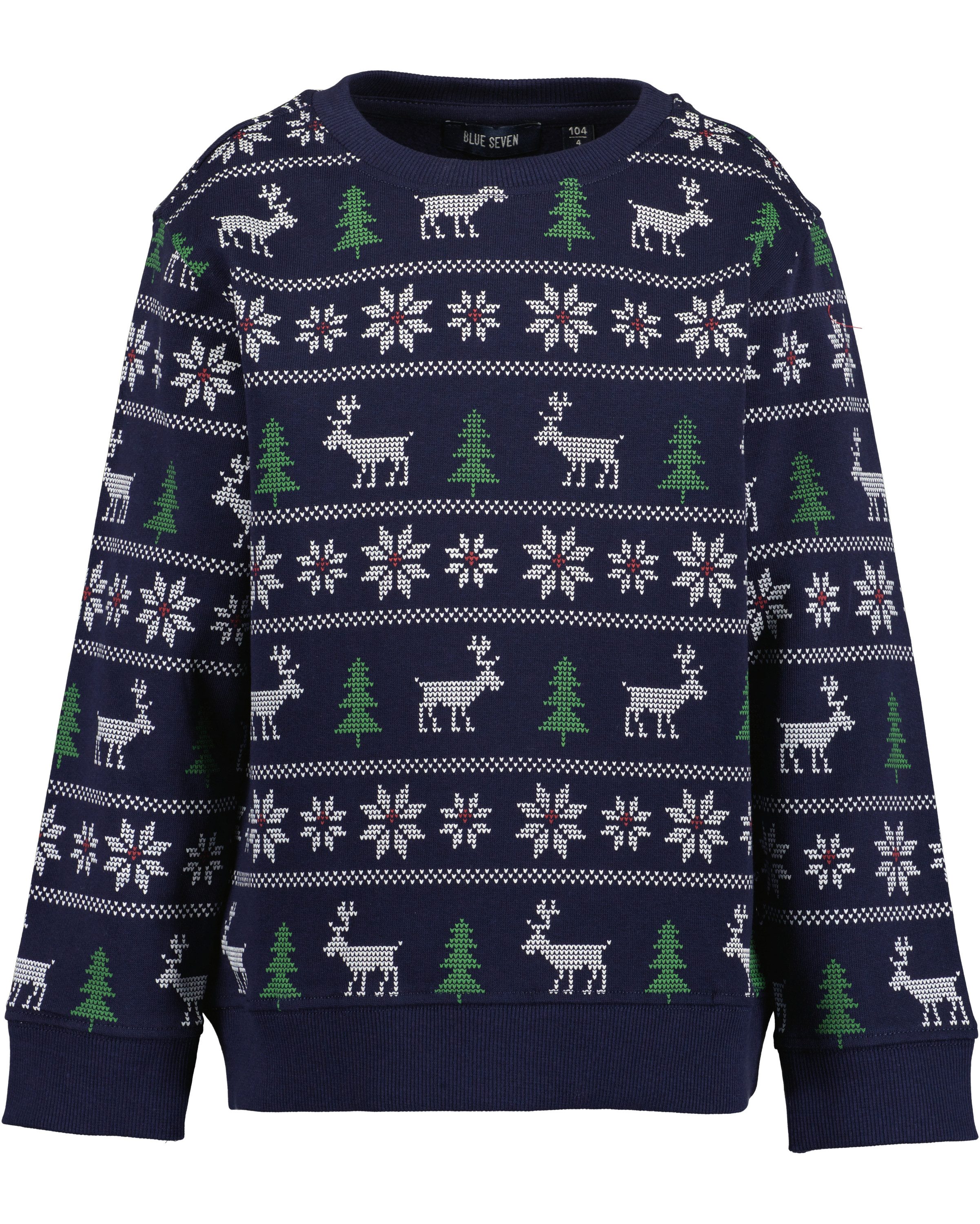 Blue Seven Sweater Sweatshirt Christmas
