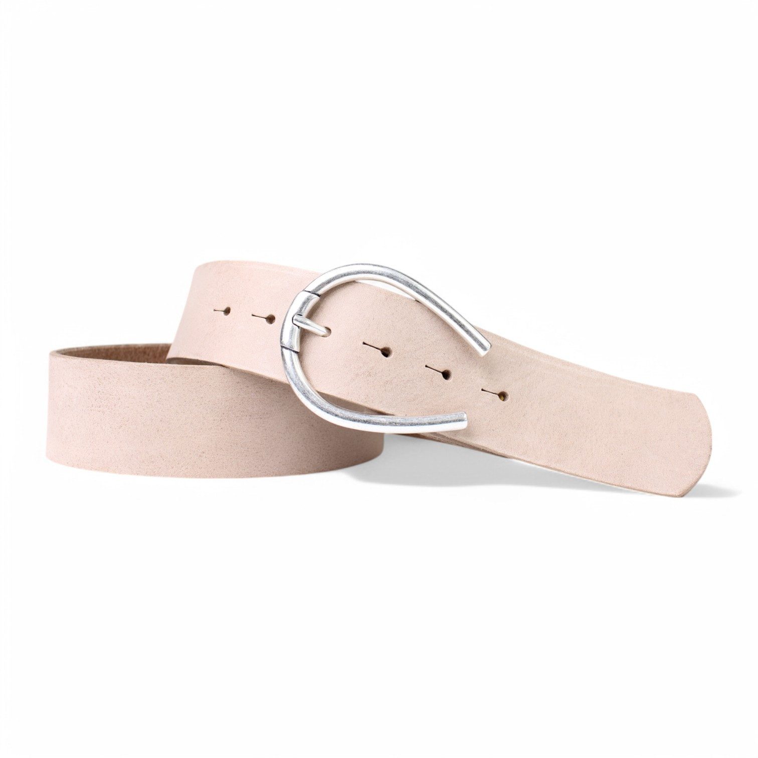 FRONHOFER Taillengürtel Damen Vollrindleder breit (1-St) 4,5 cm, versilbert