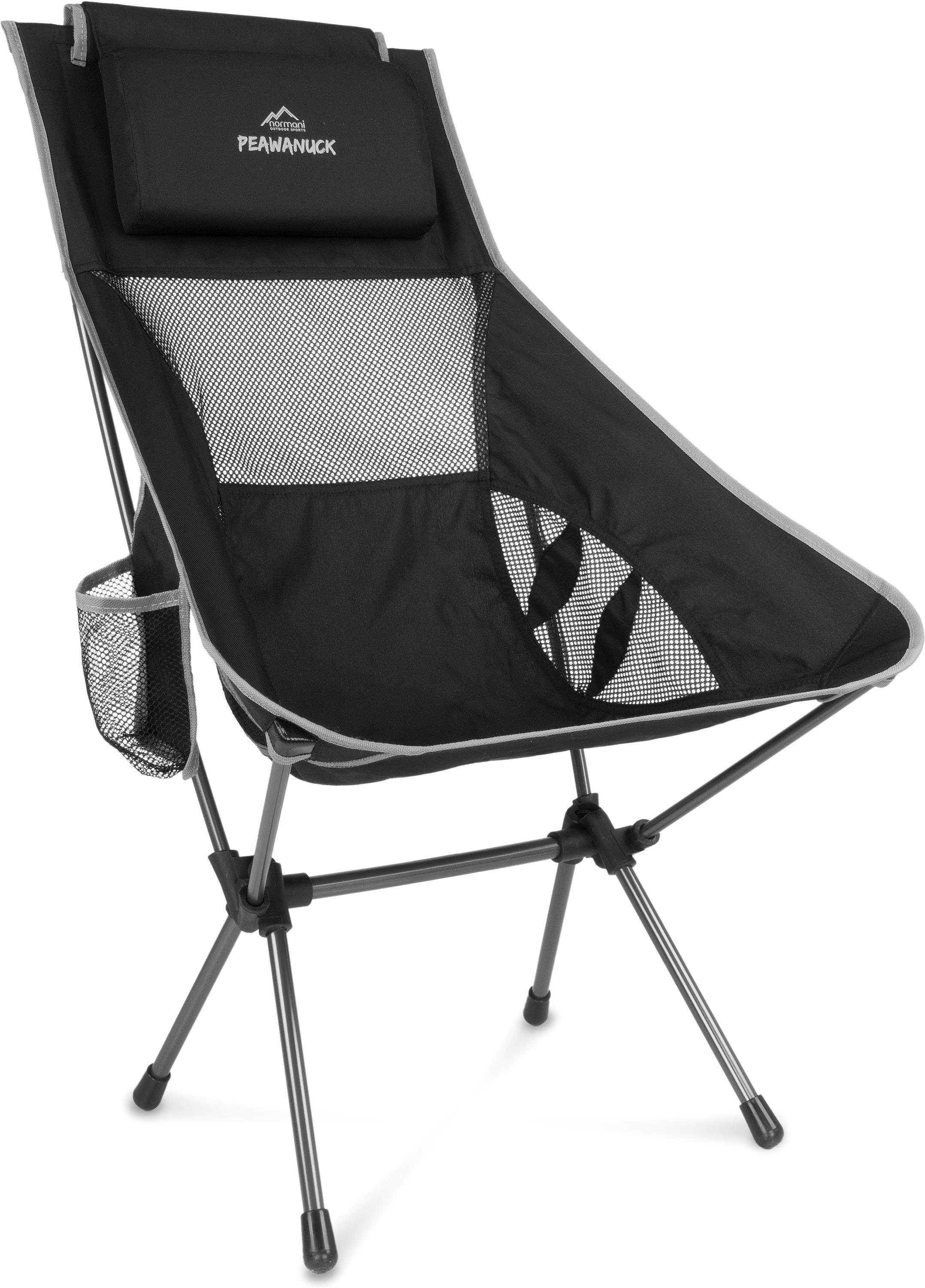 normani Campingstuhl Ultraleichter Campingstuhl Peawanuck, Outdoorstuhl Hochlehner Faltstuhl Strandstuhl Anglerstuhl – Bild 3 von 5