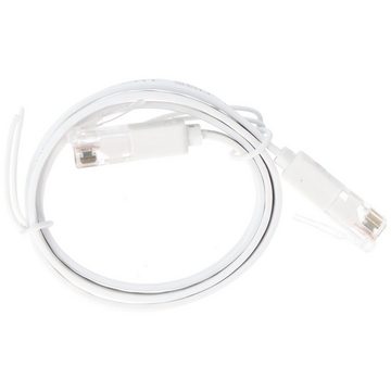 Goobay Goobay CAT 6 Flach-Patchkabel, U/UTP, weiß LAN-Kabel