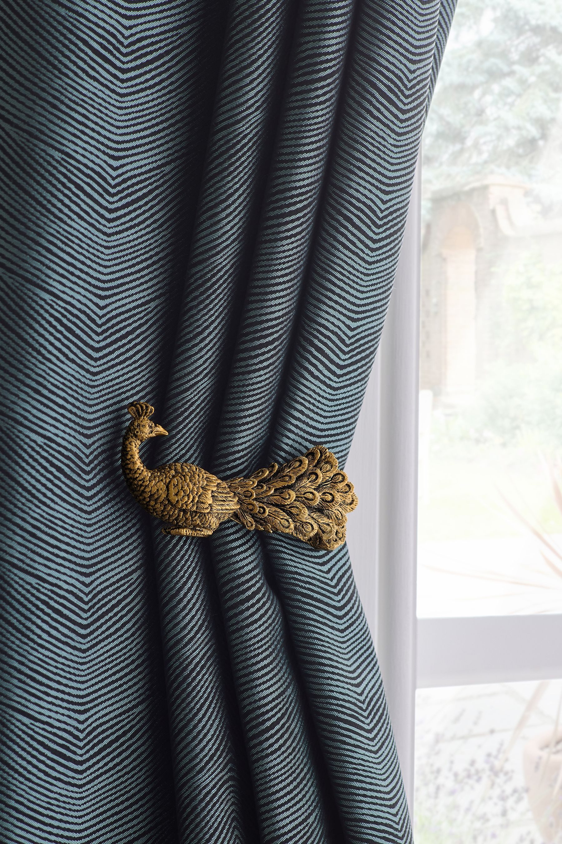 Next Raffhalter Raffhalter mit Pfau-Design, 2er-Set