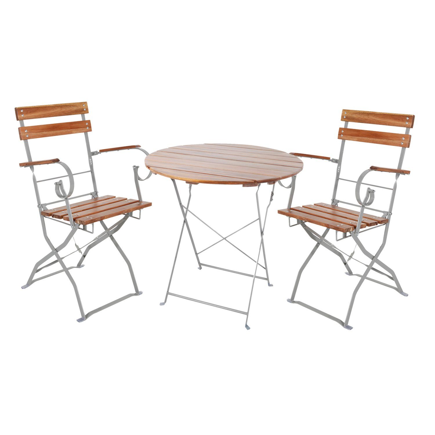 Mojawo Essgruppe 3er Biergarten Set Biergartengarnitur günstig online kaufen