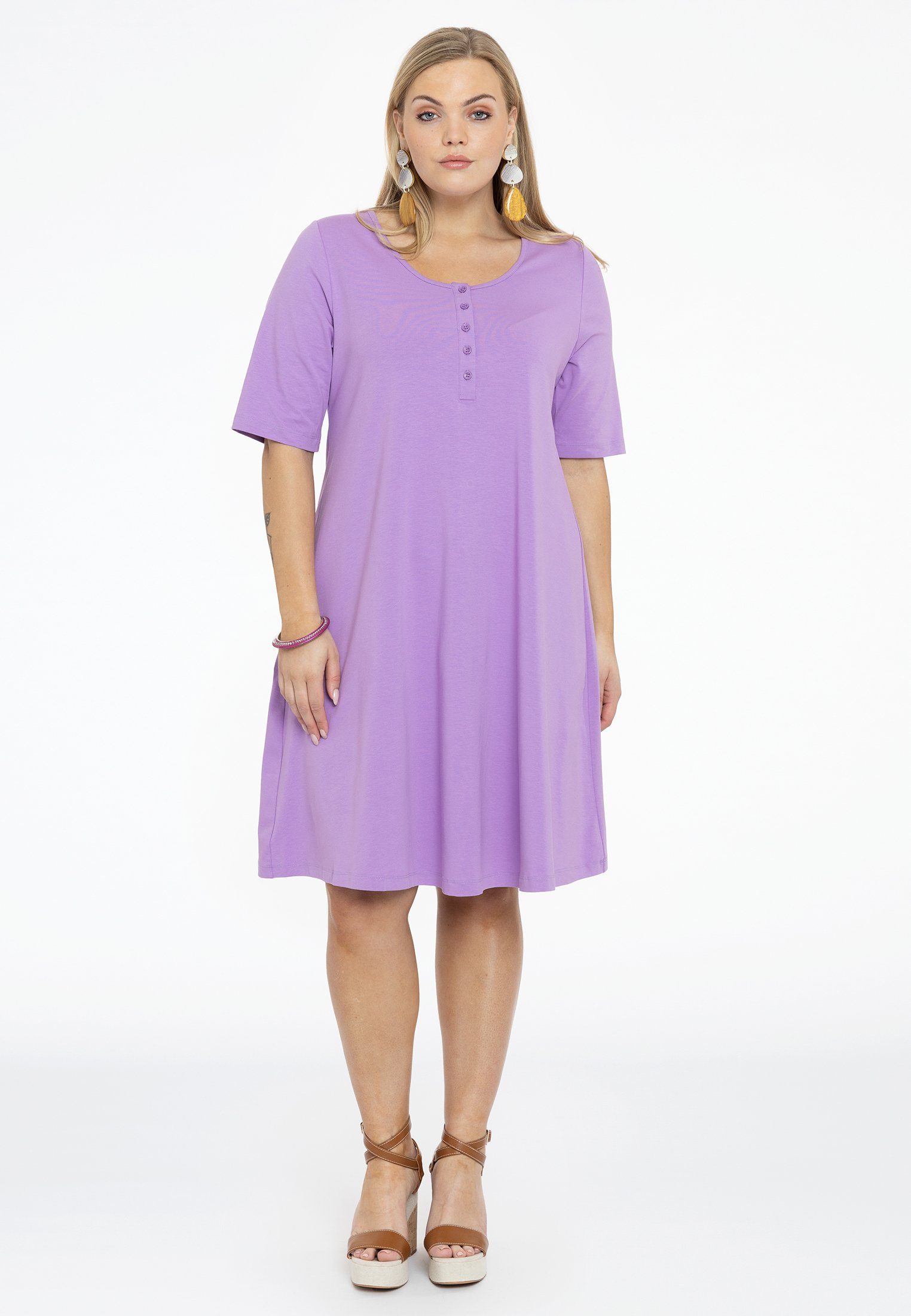 YOEK A-Linien-Kleid Damen Kleid Große Größen günstig online kaufen