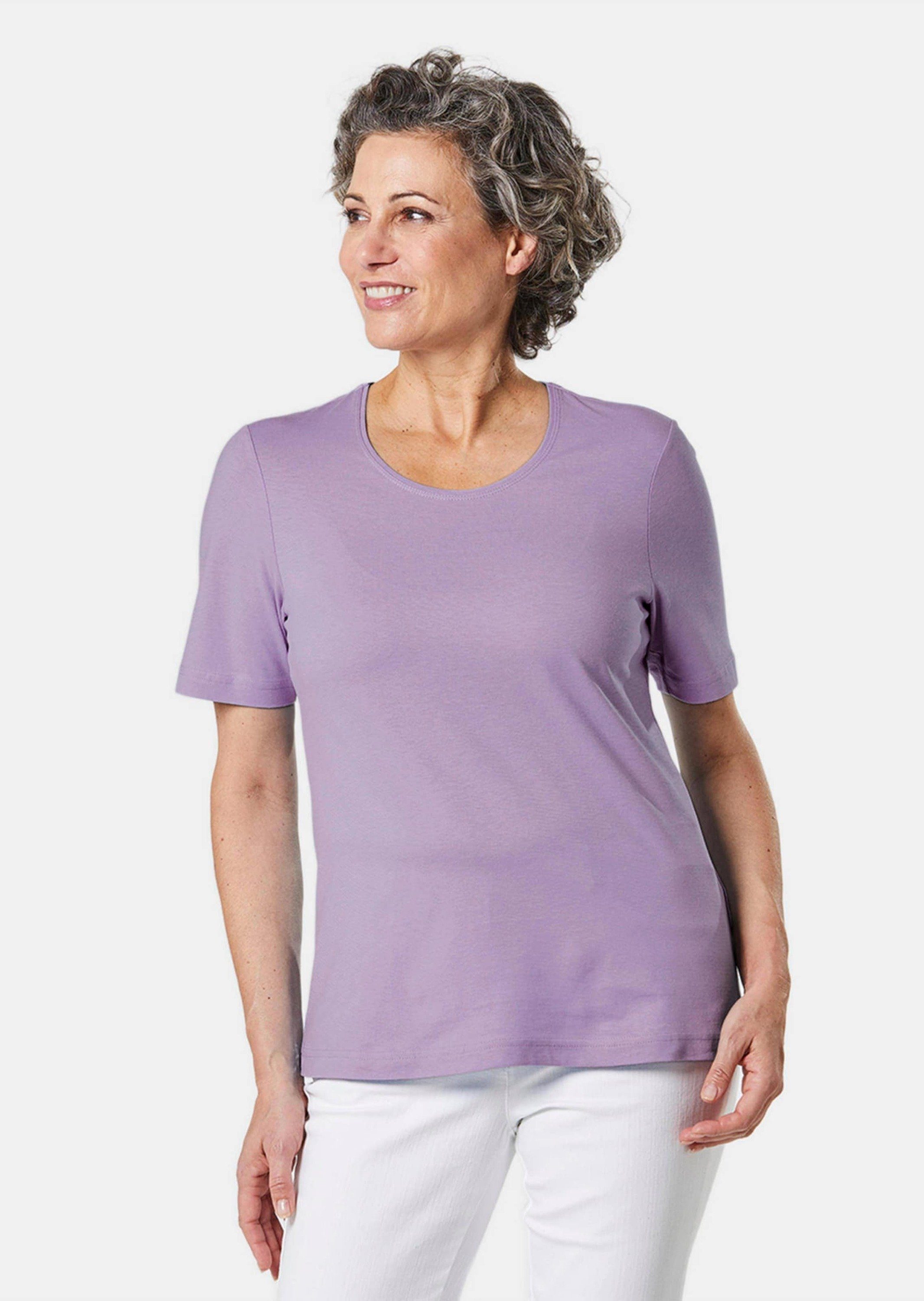 GOLDNER T-Shirt Kurzgröße: Basic T-Shirt aus günstig online kaufen