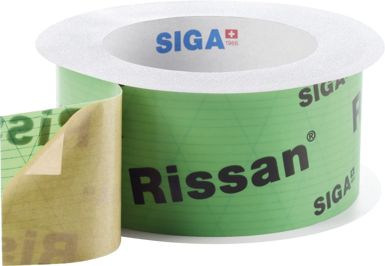 Siga Montageband Siga Klebeband Rissan 15 m x 6 cm grün