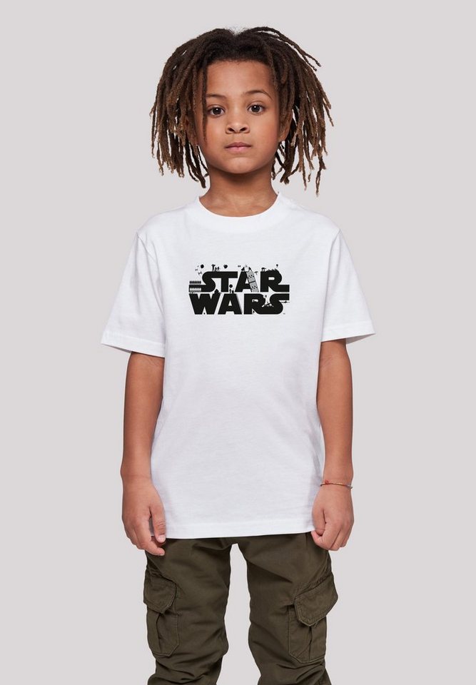 F4NT4STIC T-Shirt Star Wars Minimalist Logo Unisex Kinder,Premium Merch, Jungen,Mädchen,Bedruckt
