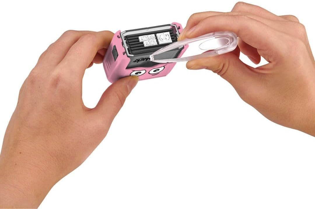 COLOP Schreibgeräteetui COLOP 166668 Markierungsstempel-Set "DIY Marky" Printer C20, rosa – Bild 5 von 5