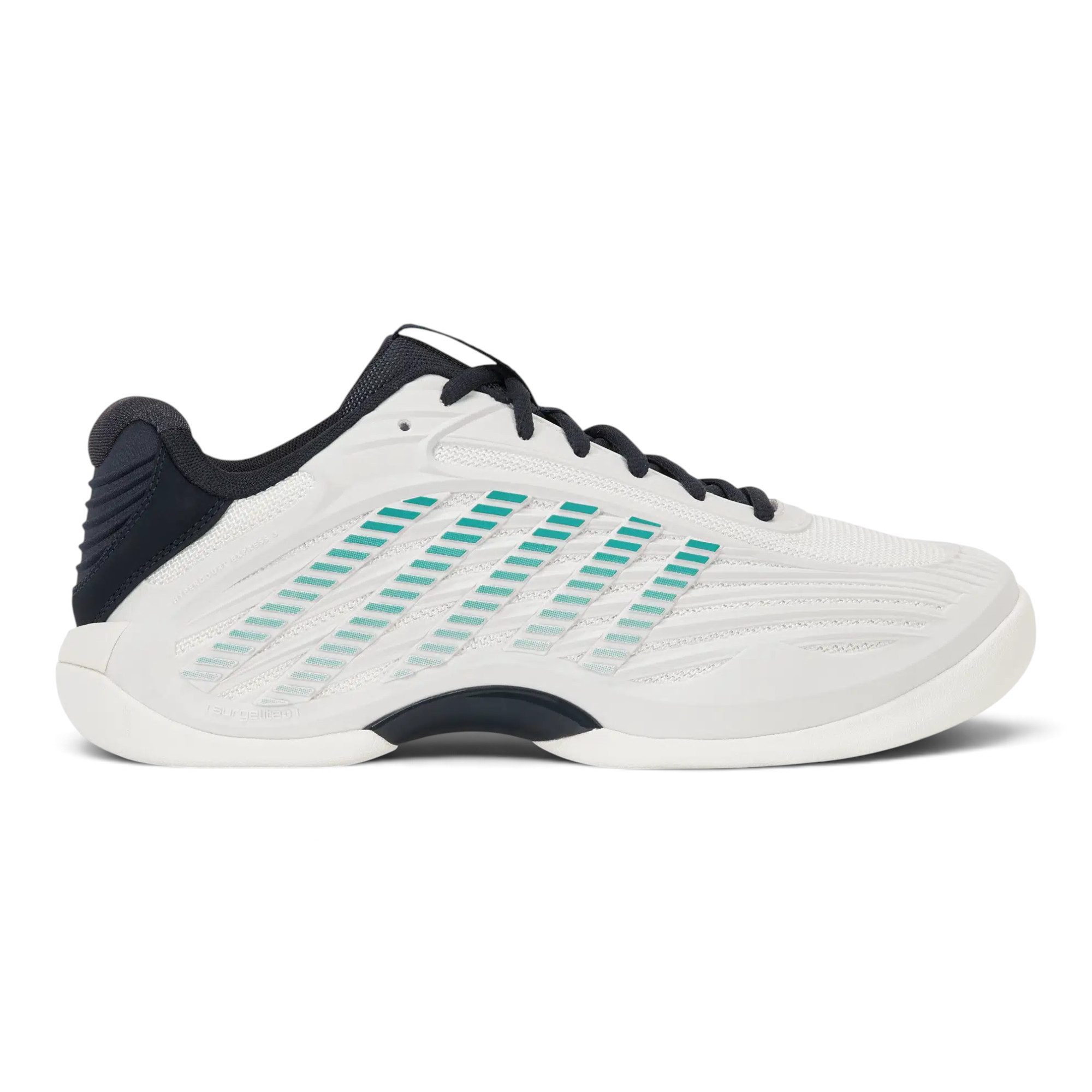 K-Swiss Performance Hypercourt Express 3 Indoor/Carpet/Teppich weiss/carbon/blau Herren Tennisschuh
