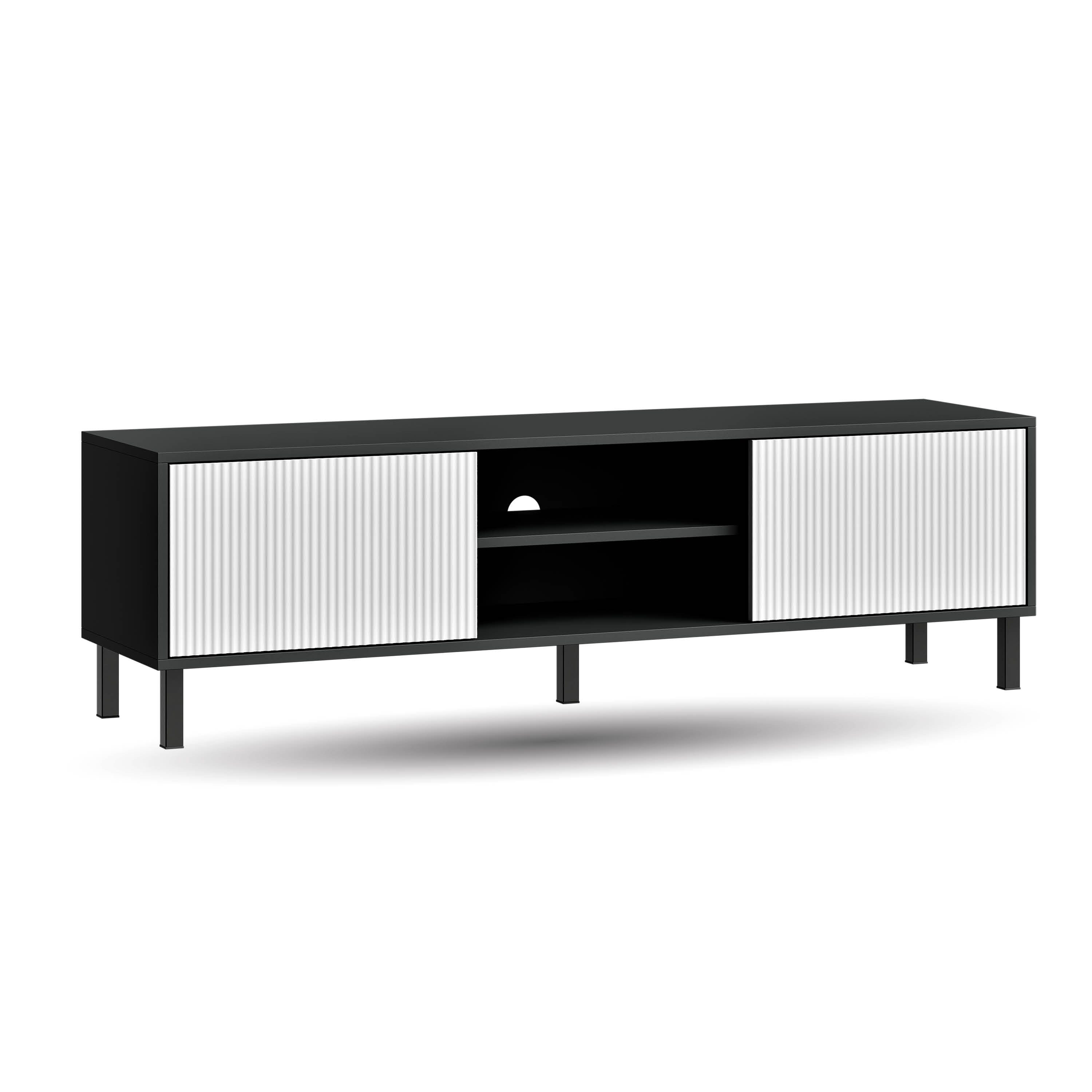 Planetmöbel TV-Board LIORA TV-Schrank 150 cm (TV-Schrank für Wohnzimmer, stehend), Fernsehschrank ideal für Fernseher bis zu 65 Zoll