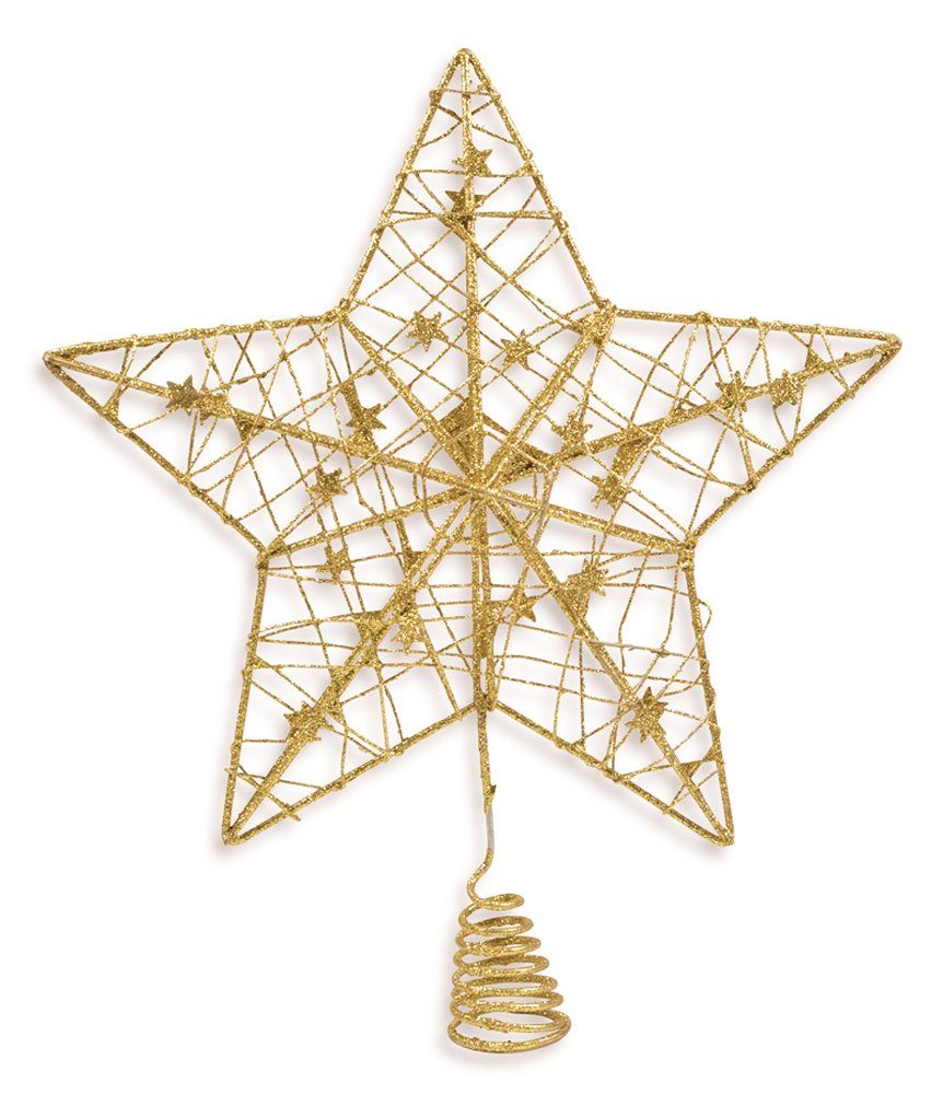 RIFFELMACHER & WEINBERGER Christbaumspitze Glitzer Stern 24cm - 17840 17841 günstig online kaufen