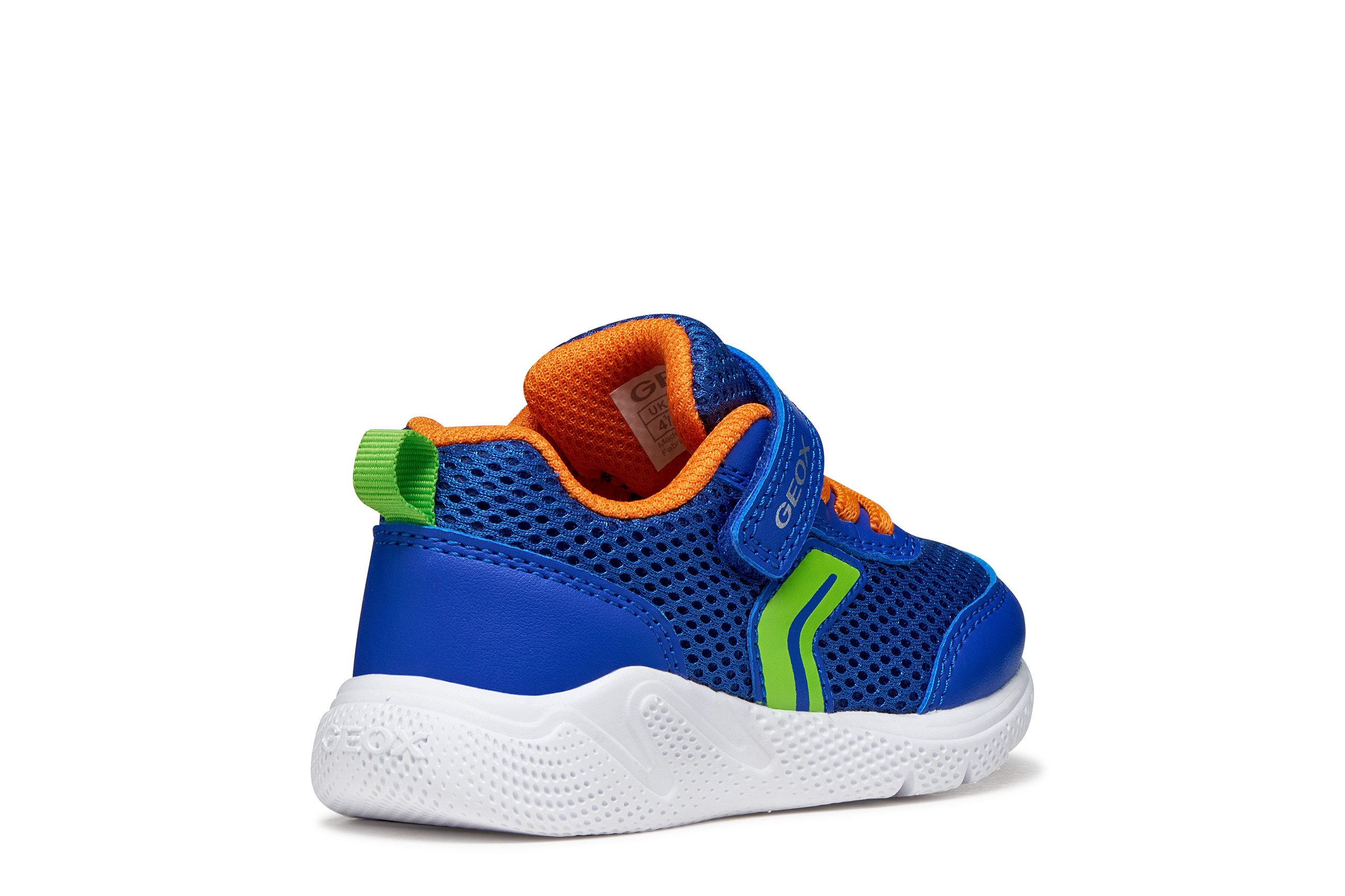 Geox B SPRINTYE BOY Lauflernschuh Babyschuh mit farbenfrohen Besätzen, Größenschablone zum Download – Bild 4 von 5