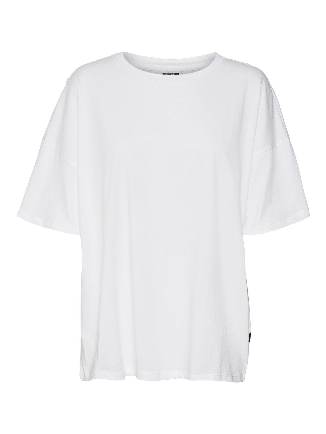 Noisy NMIDA aus (1-tlg) Bright Baumwolle 27023845 White T-Shirt may