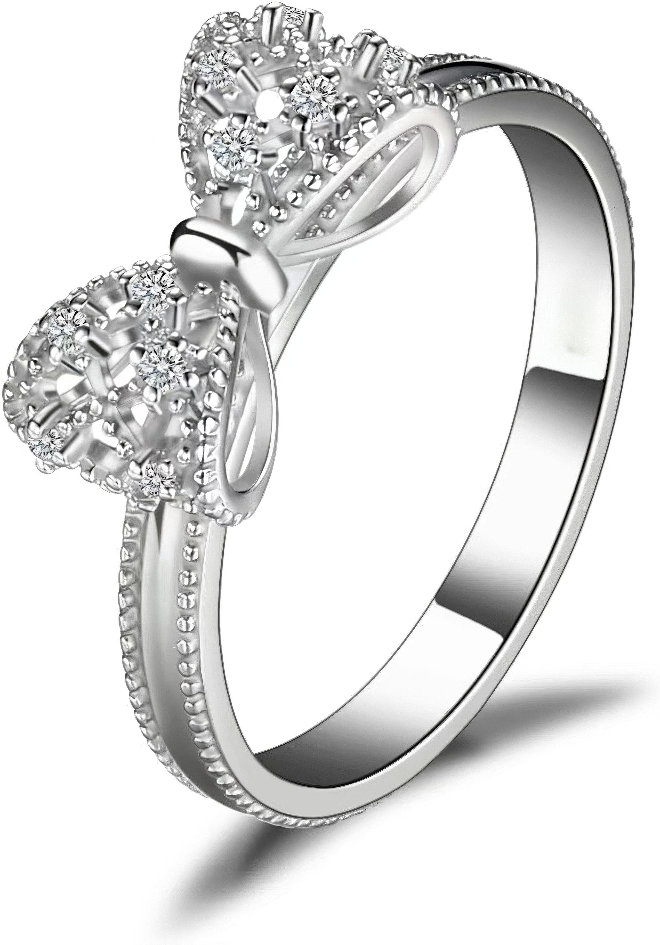 Jumpeak Diamantring Eleganter Bogen „Liebesversprechen“ Diamantring günstig online kaufen