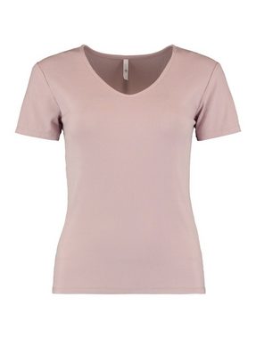 HaILY’S T-Shirt 2-er Pack T-Shirt Geripptes Top Stretch Oberteil (2-tlg) 6916 in Weiß-Rot