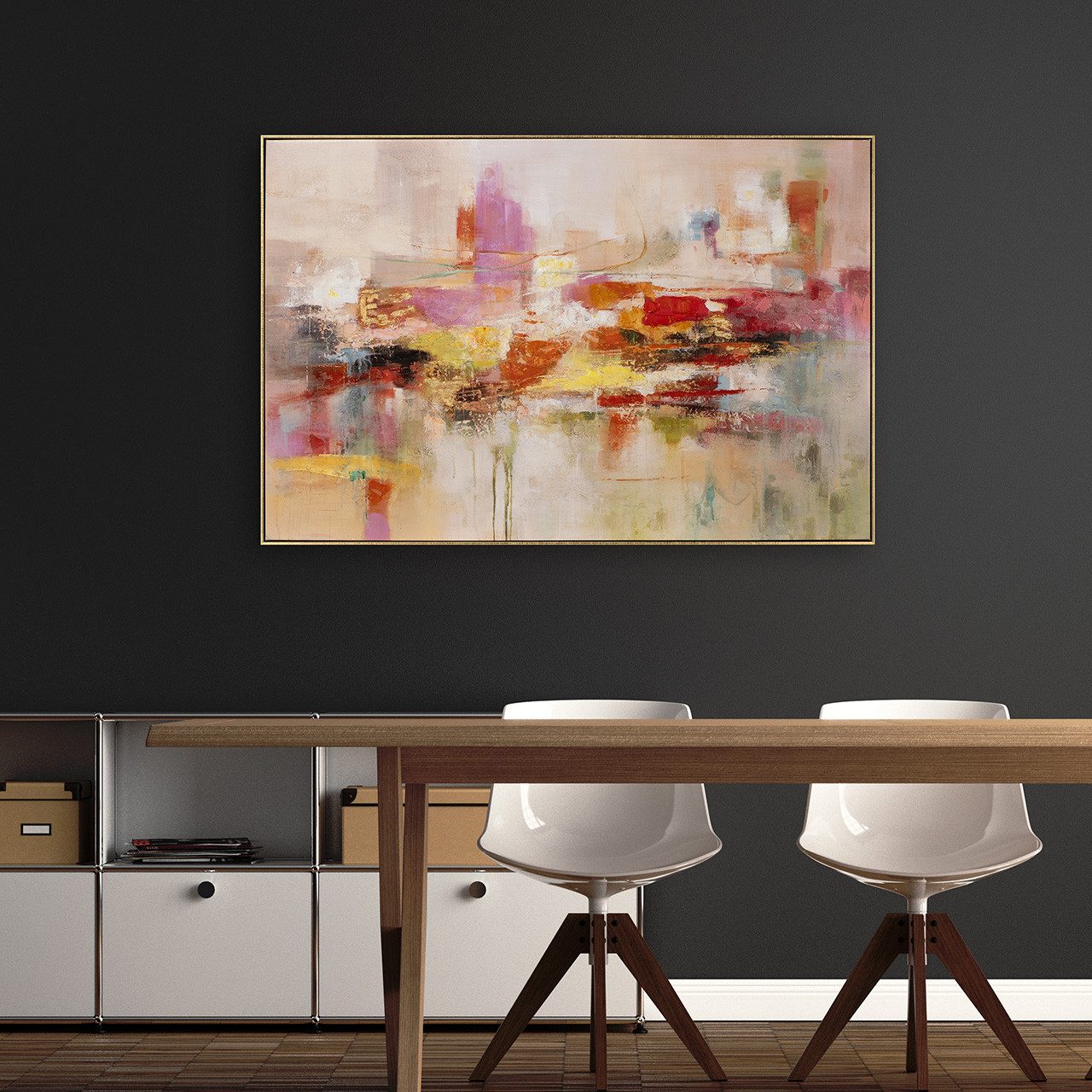ArtUniverse Gemälde Light Impulses 80 x 120 cm, Abstrakt