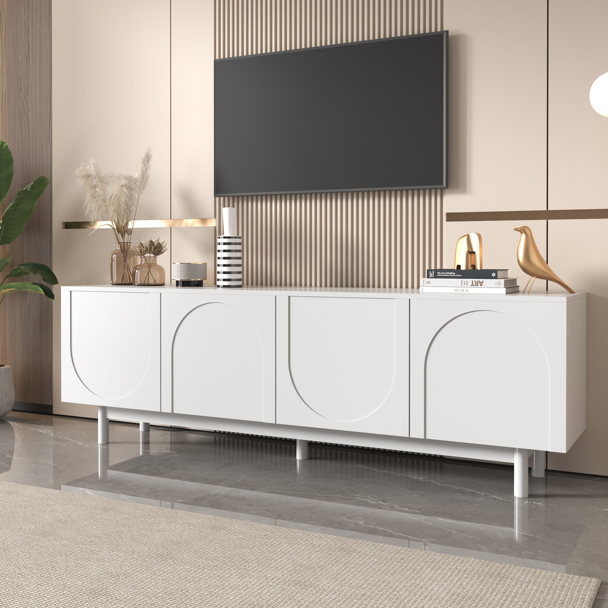 HAUSS SPOLE Lowboard im Luxusstil, strukturierte günstig online kaufen
