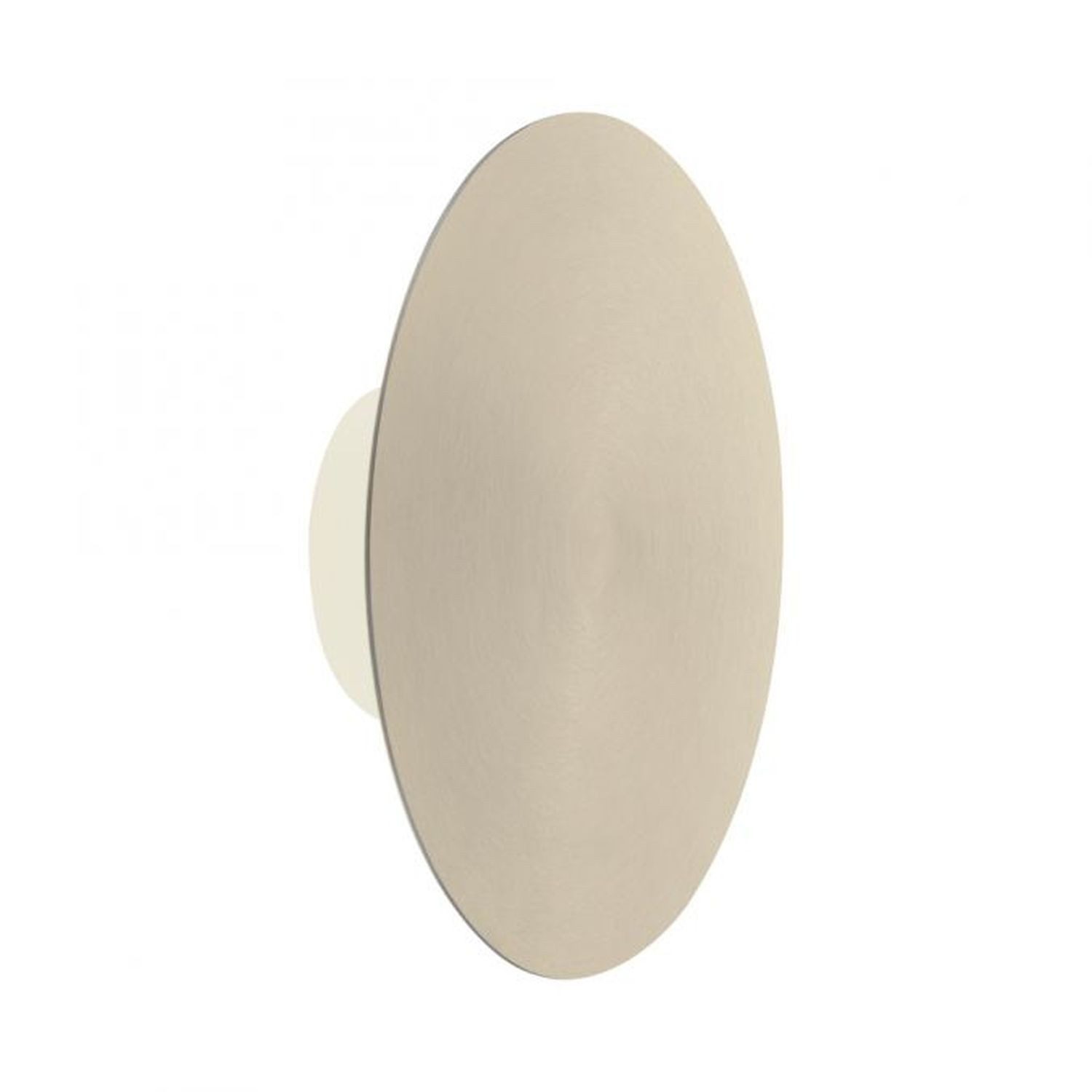 Licht-Erlebnisse Wandleuchte KILFORT, LED fest integriert, LED Metall mit Dimmer 125 lm Schalter in Messing rund Modern